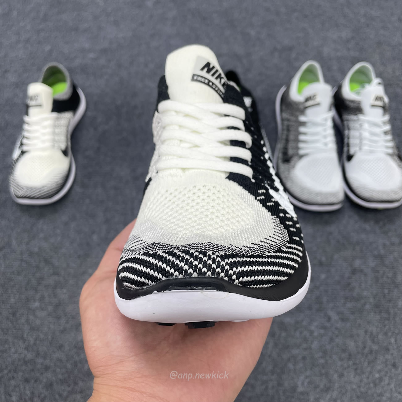 Nike Free 4.0 Flyknit White Black 631050 100 (4) - newkick.app