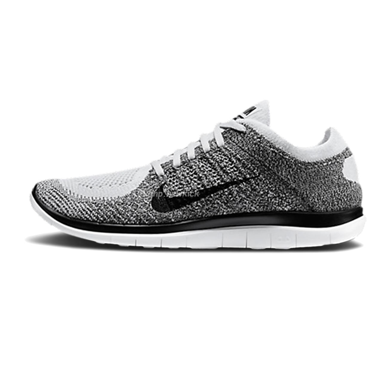 Nike Free 4.0 Flyknit White Black 631050 100 (8) - newkick.app