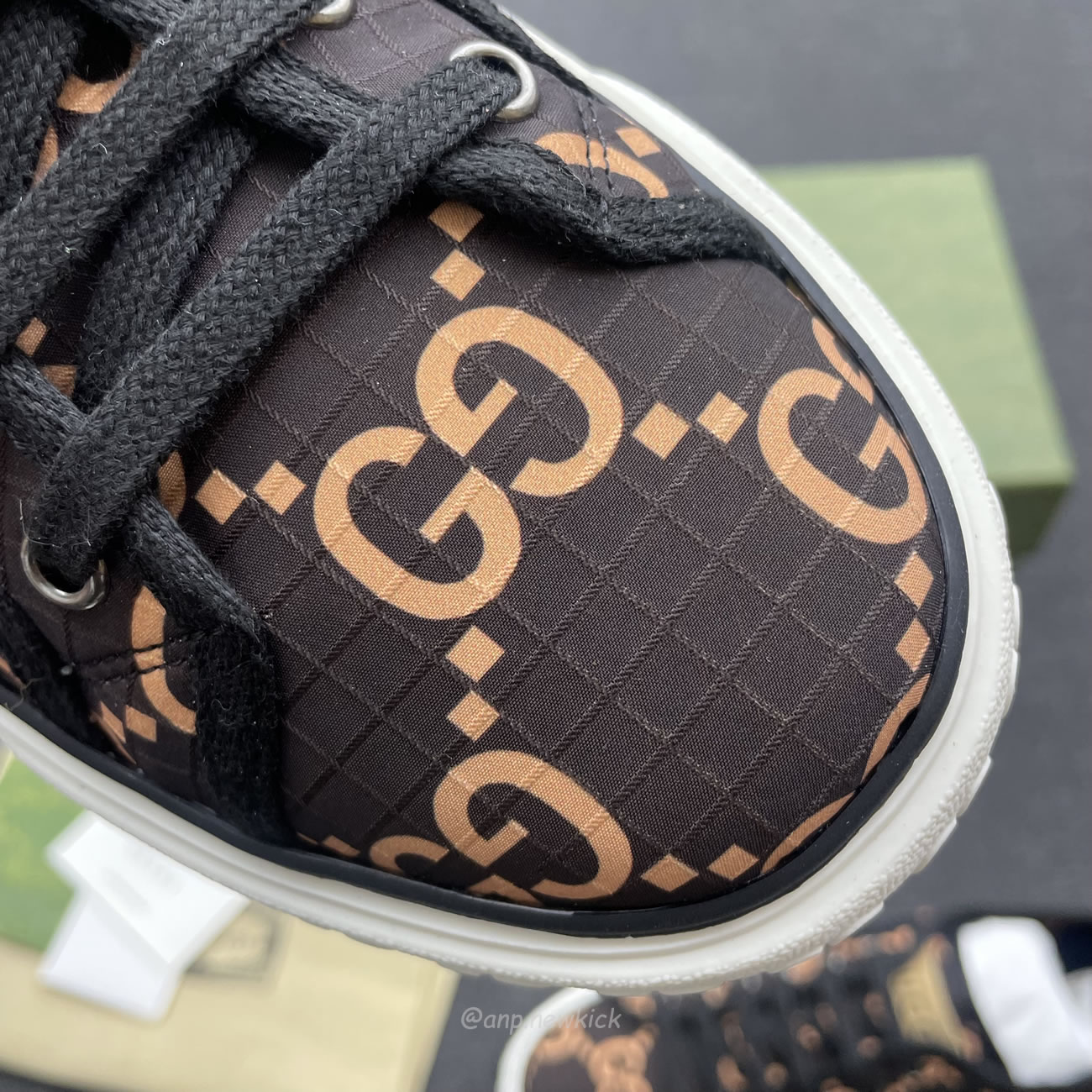 Gucci Ripstop Tennis Brown 771461 Factd 8644 (10) - newkick.app