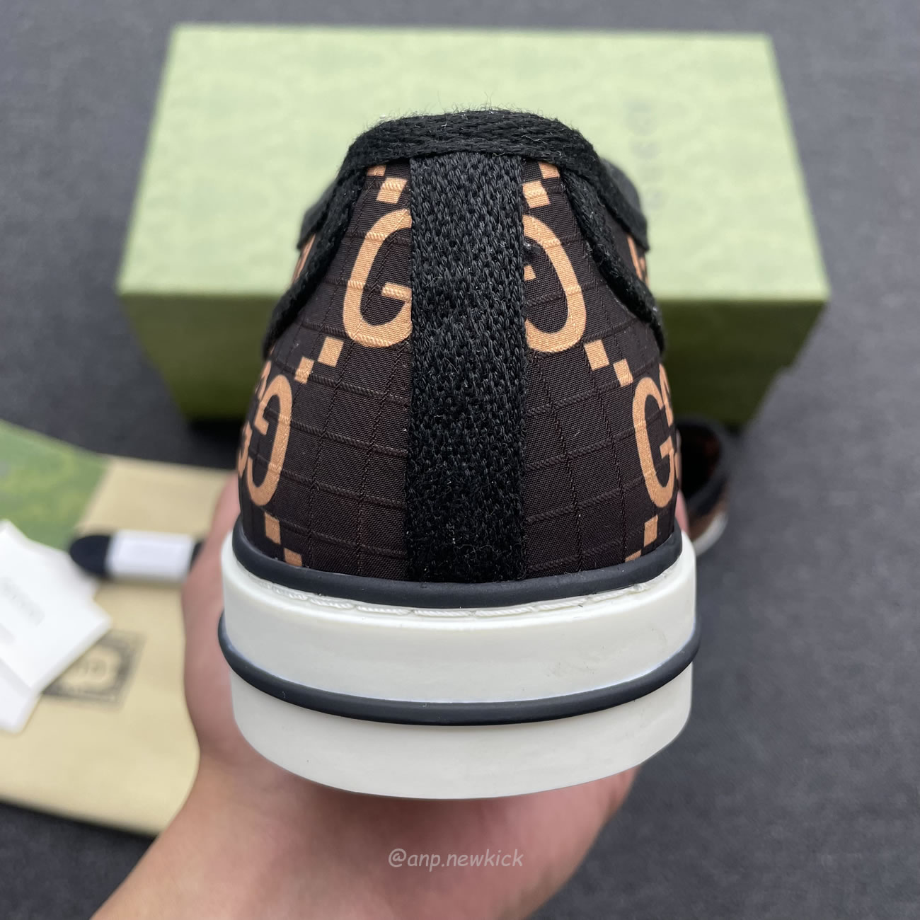 Gucci Ripstop Tennis Brown 771461 Factd 8644 (11) - newkick.app