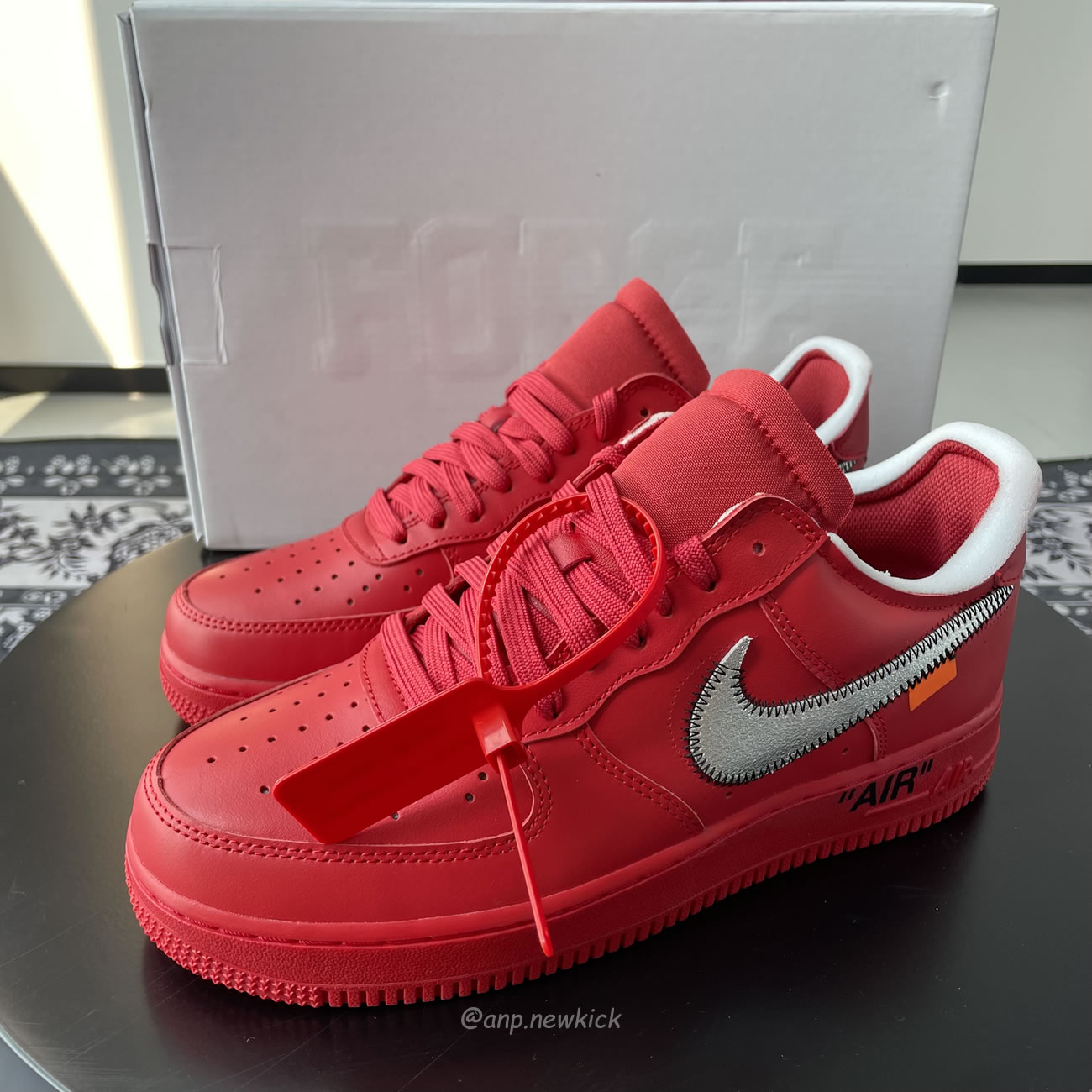 Nike Air Force 1 Low Off White Red Ao4297 600 (2) - newkick.app