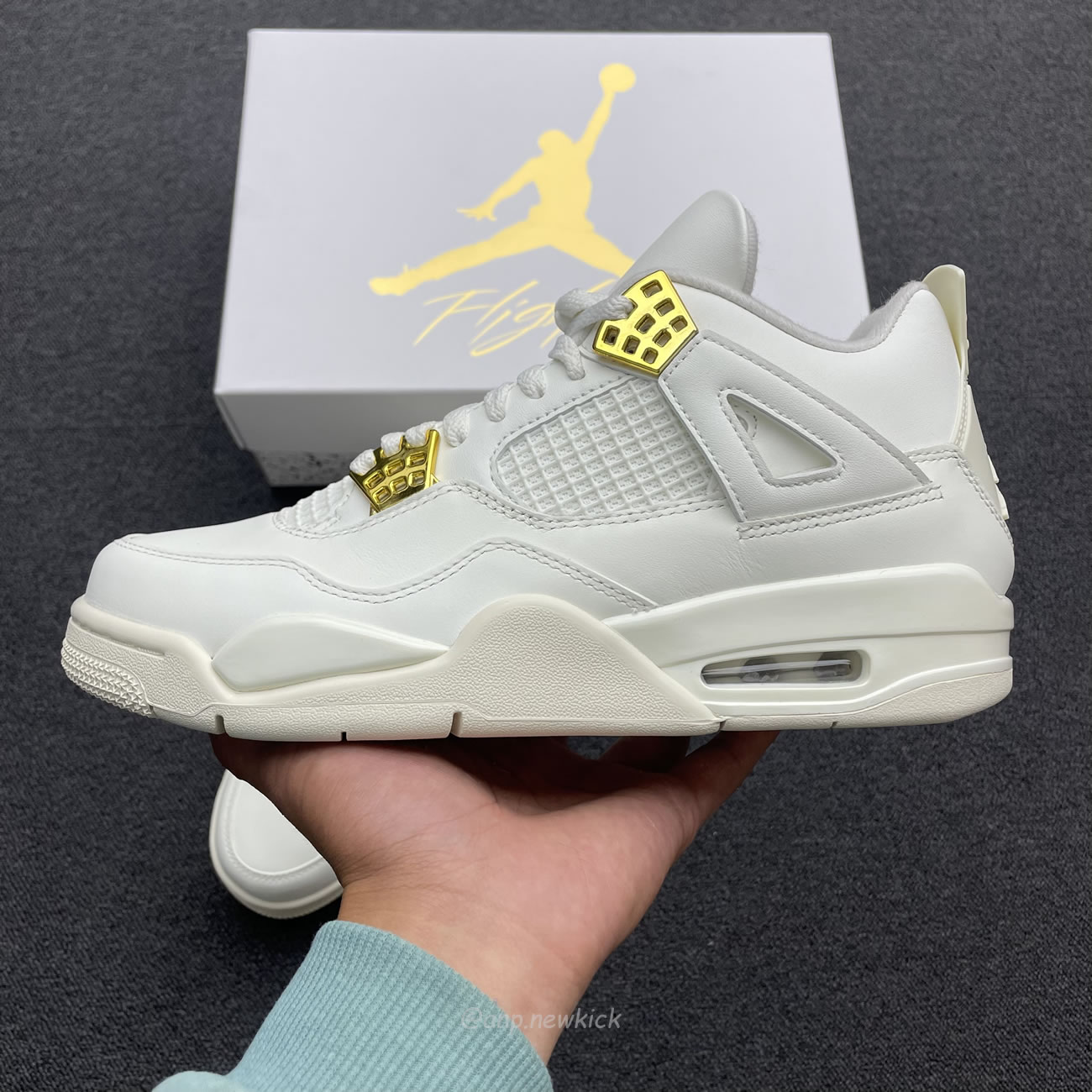 Air Jordan 4 Wmns Sail Aq9129 170 (6) - newkick.app