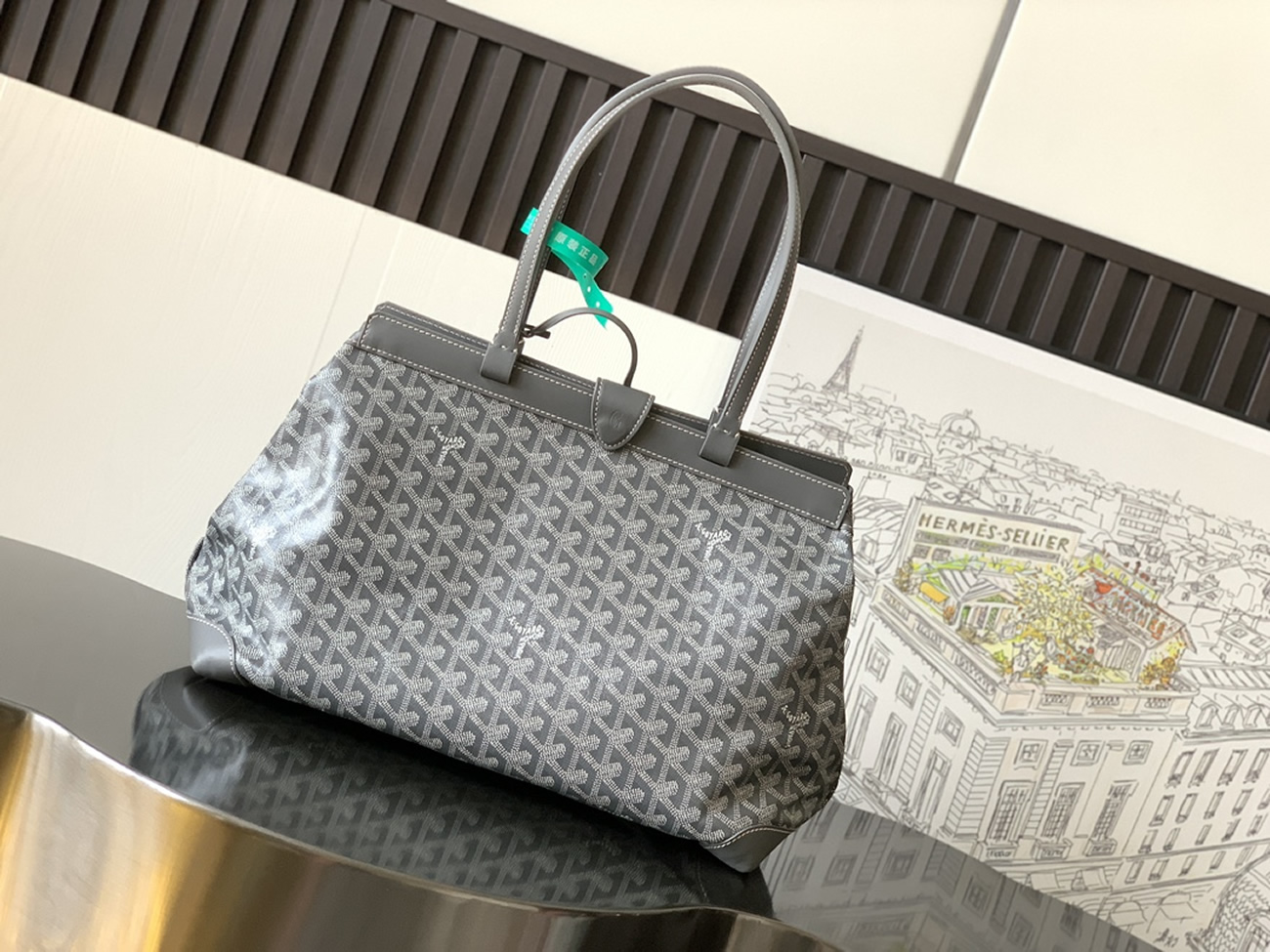 Goyard Bellechasse Biaude Tote Bag Blacknatural Black Grey Navy White Green Yellow Red Burgundy (27) - newkick.app