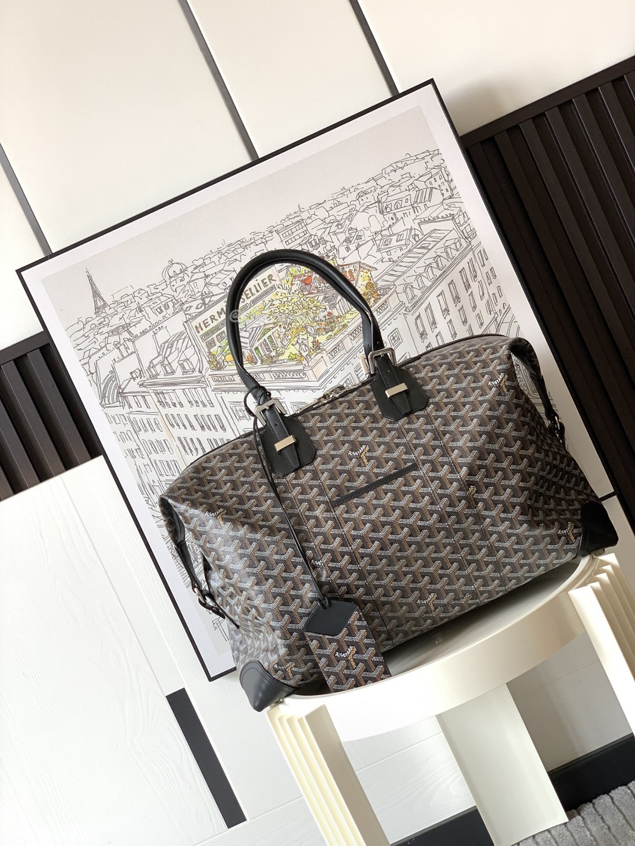 Goyard Bowling 45 Traveling Bag (7) - newkick.app