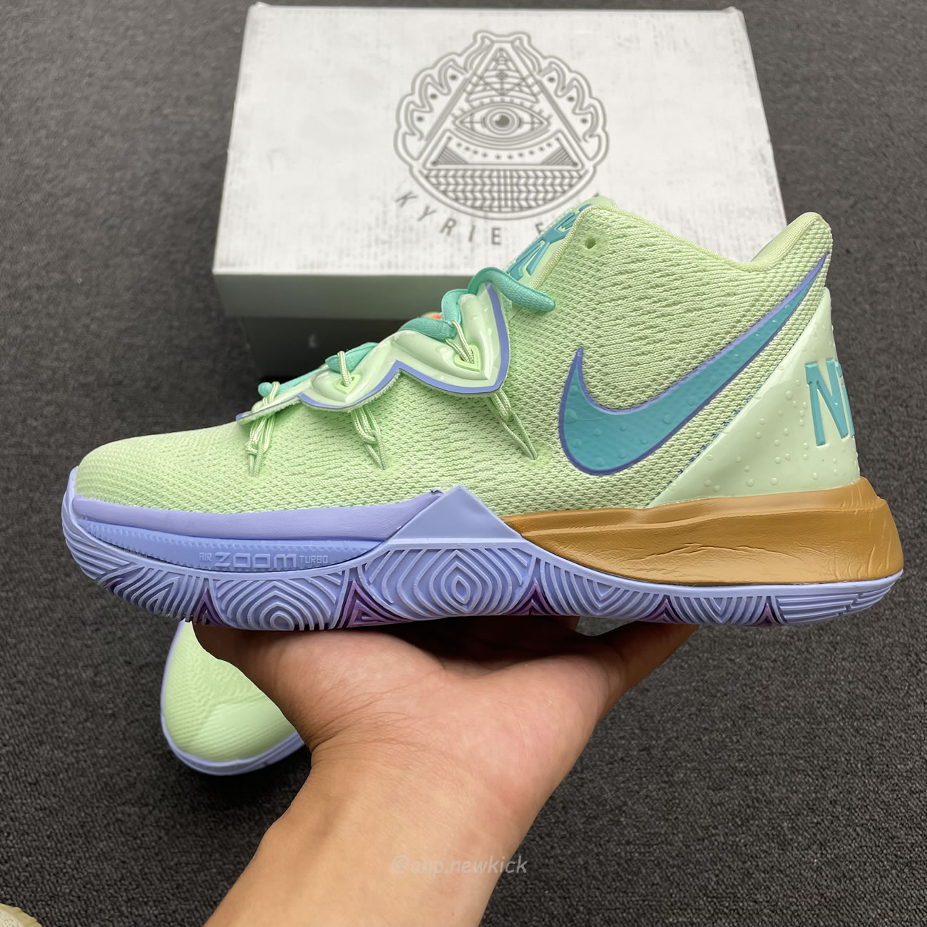 Nike Kyrie 5 Spongebob Squidward Patrick Cj6951 300 Cj6950 600 (11) - newkick.app