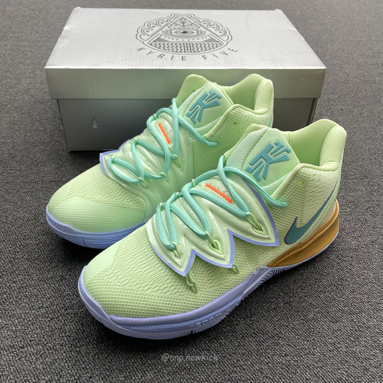 Nike Kyrie 5 Spongebob Squidward Patrick Cj6951 300 Cj6950 600 (16) - newkick.app