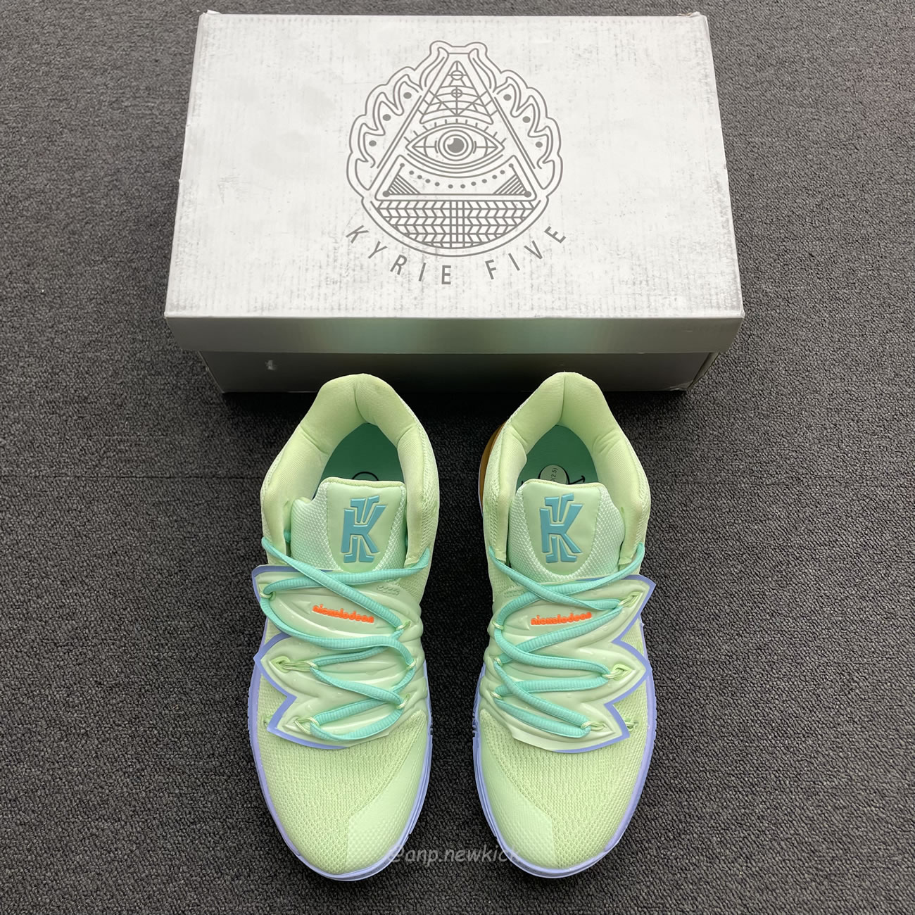 Nike Kyrie 5 Spongebob Squidward Patrick Cj6951 300 Cj6950 600 (21) - newkick.app