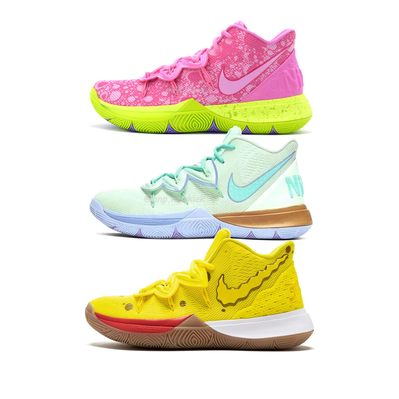 Nike Kyrie 5 Spongebob Squidward Patrick Cj6951 300 Cj6950 600 (27) - newkick.app