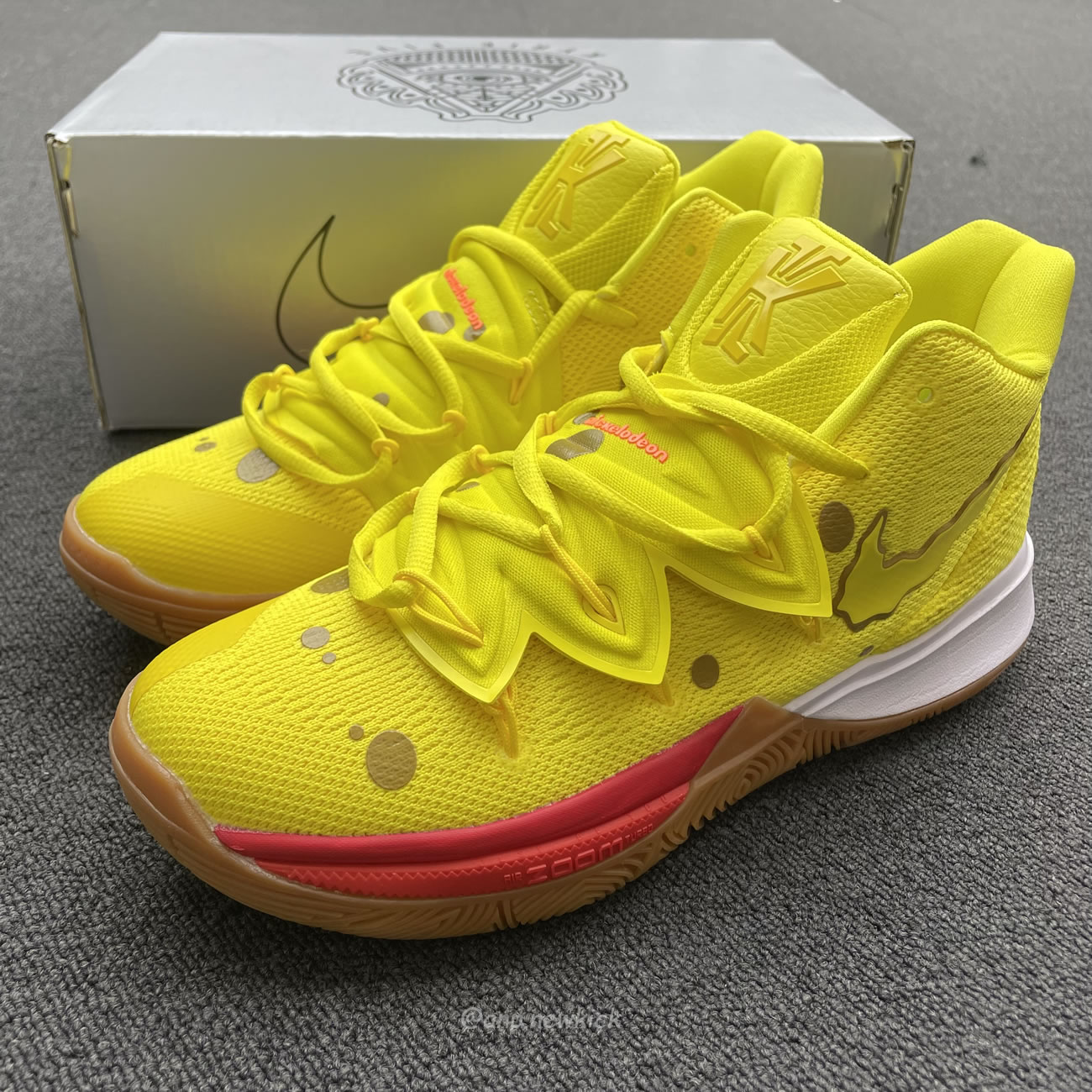 Nike Kyrie 5 Spongebob Squidward Patrick Cj6951 300 Cj6950 600 (38) - newkick.app