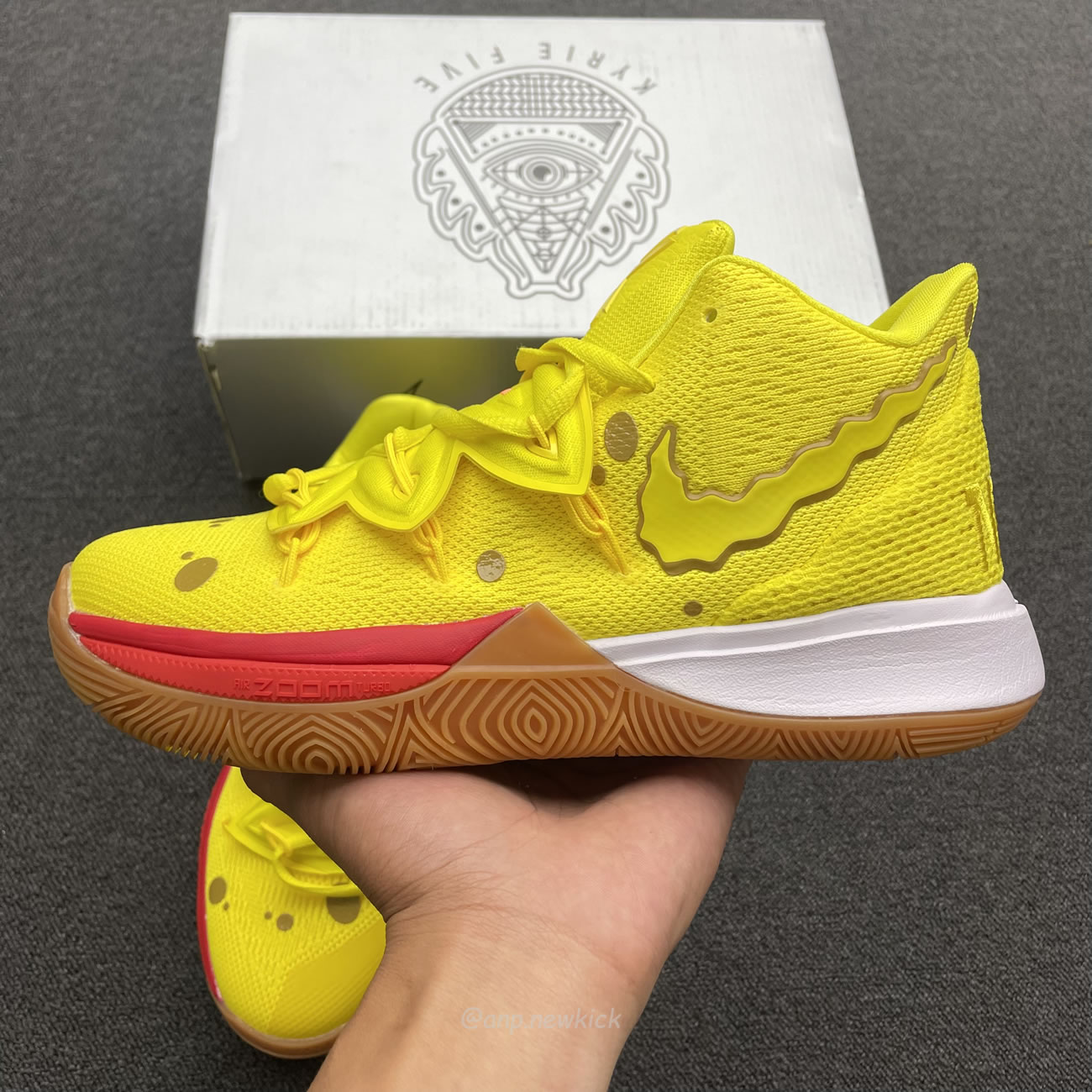 Nike Kyrie 5 Spongebob Squidward Patrick Cj6951 300 Cj6950 600 (39) - newkick.app