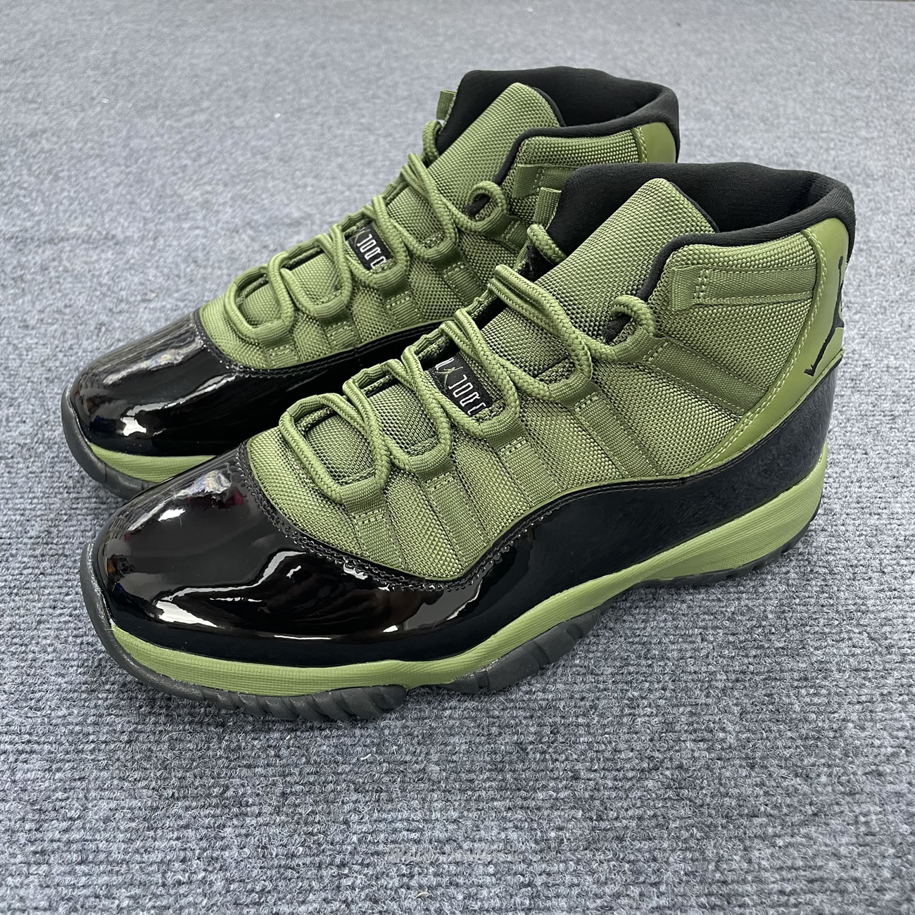 Air Jordan 11 Retro Army Green Black Ct8012 300 (8) - newkick.app