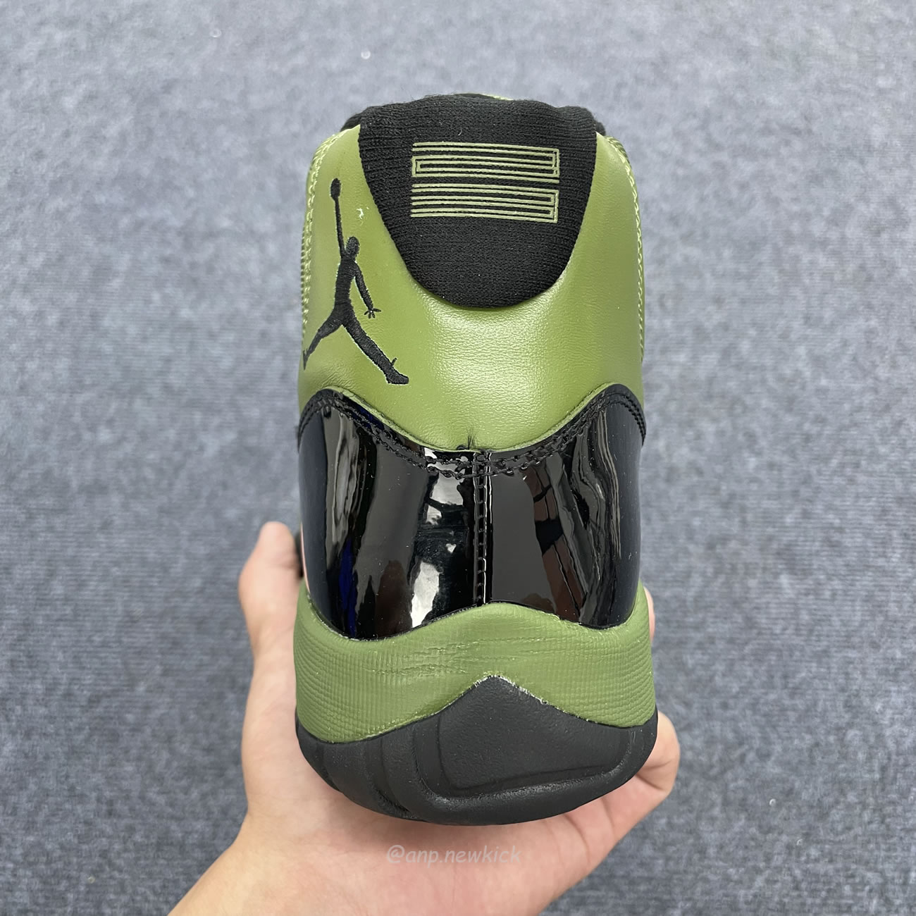 Air Jordan 11 Retro Army Green Black Ct8012 300 (9) - newkick.app