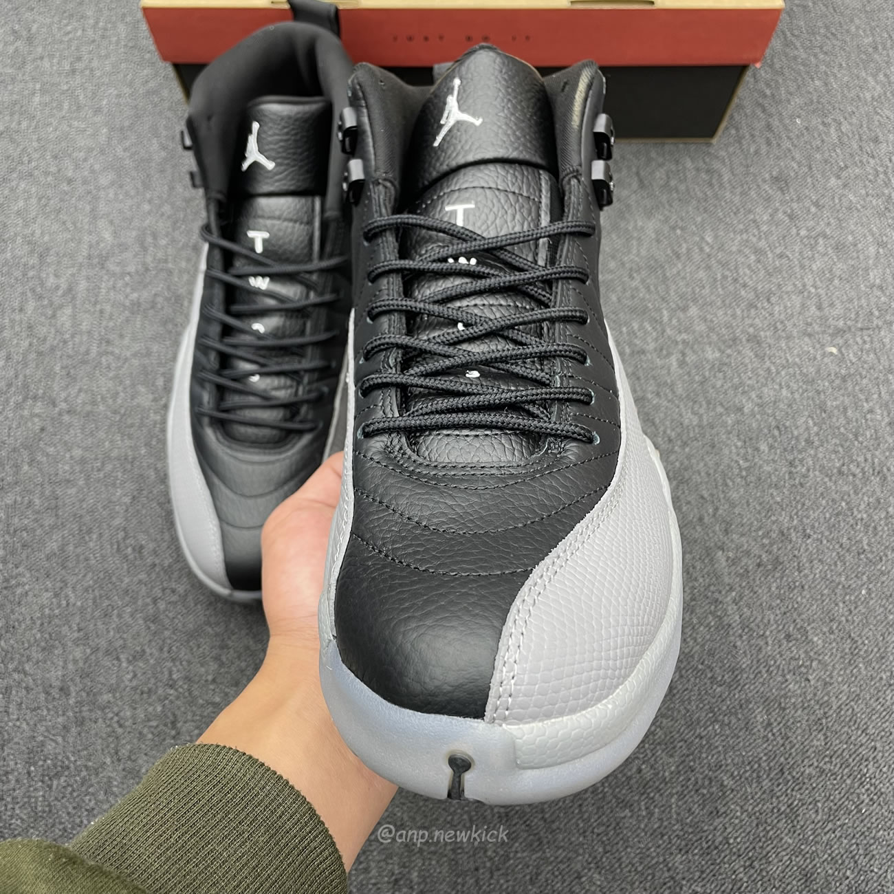 Air Jordan 12 Black Wolf Grey Ct8013 019 (13) - newkick.app