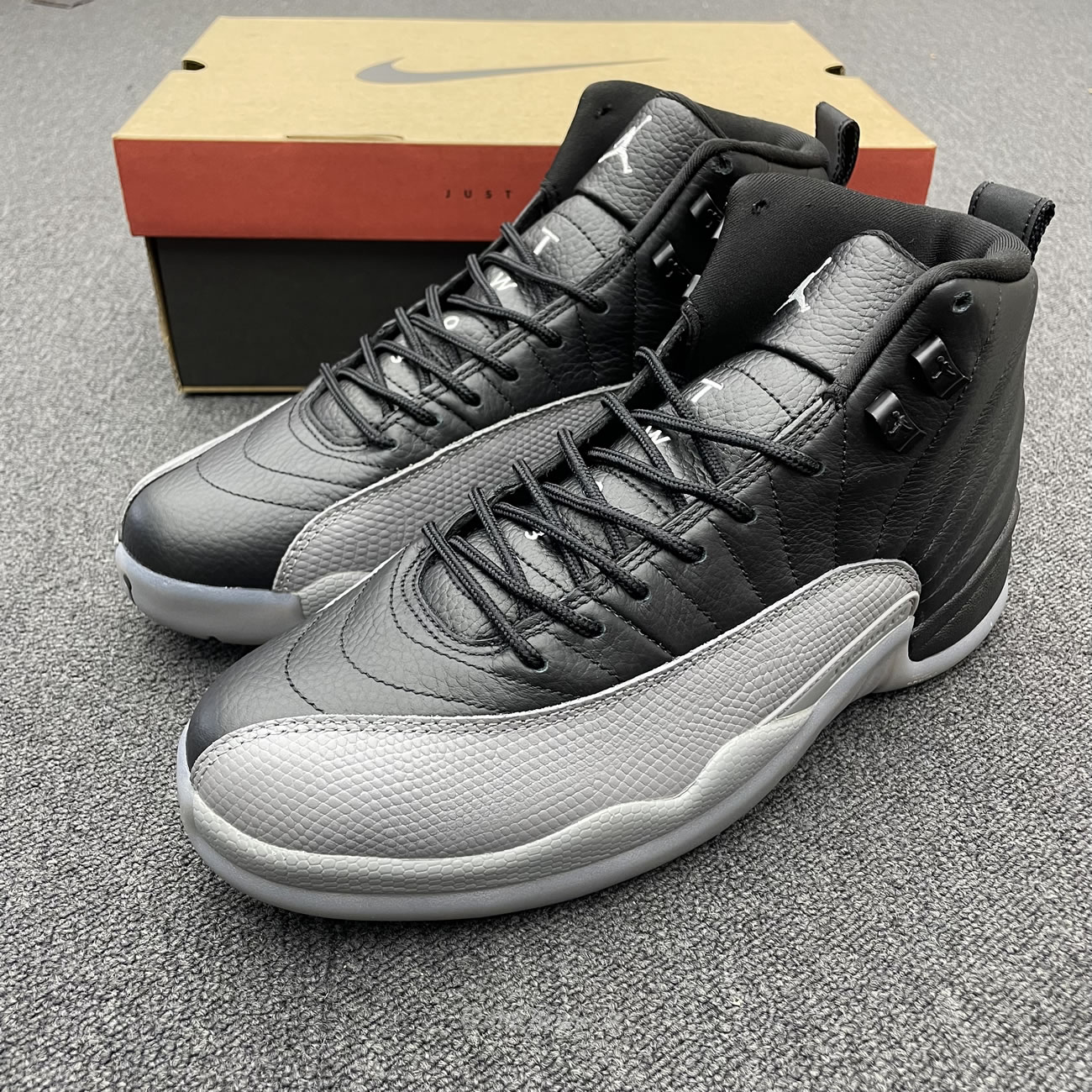 Air Jordan 12 Black Wolf Grey Ct8013 019 (8) - newkick.app