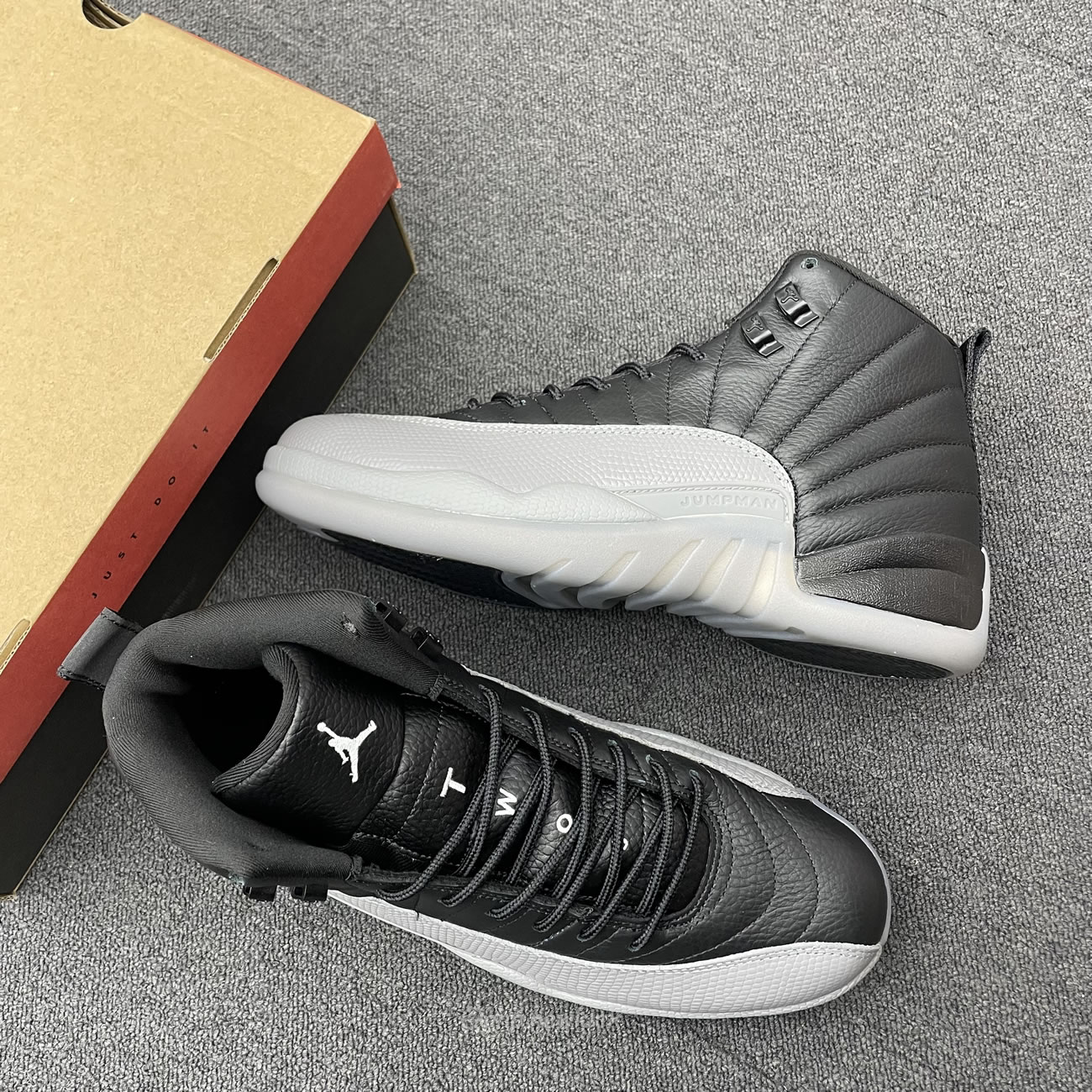 Air Jordan 12 Black Wolf Grey Ct8013 019 (9) - newkick.app