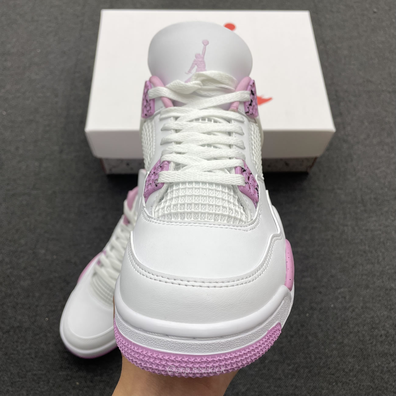 Air Jordan 4 Retro White Pink Ct8527 116 (9) - newkick.app