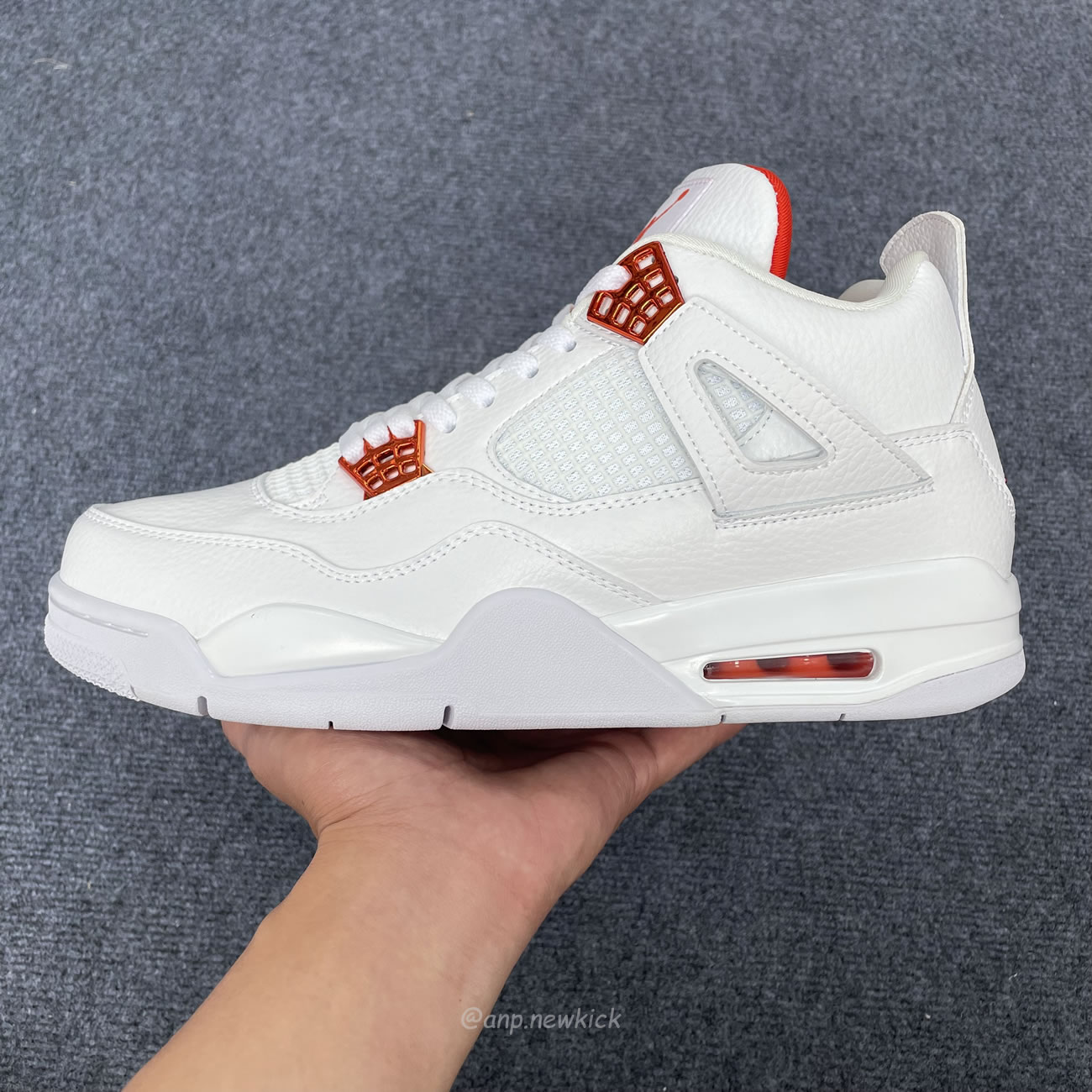 Air Jordan 4 Retro Metallic Orange Ct8527 118 (5) - newkick.app