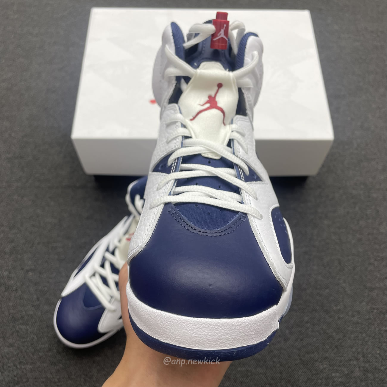 Air Jordan 6 Retro White Navy Red Ct8529 164 (2) - newkick.app