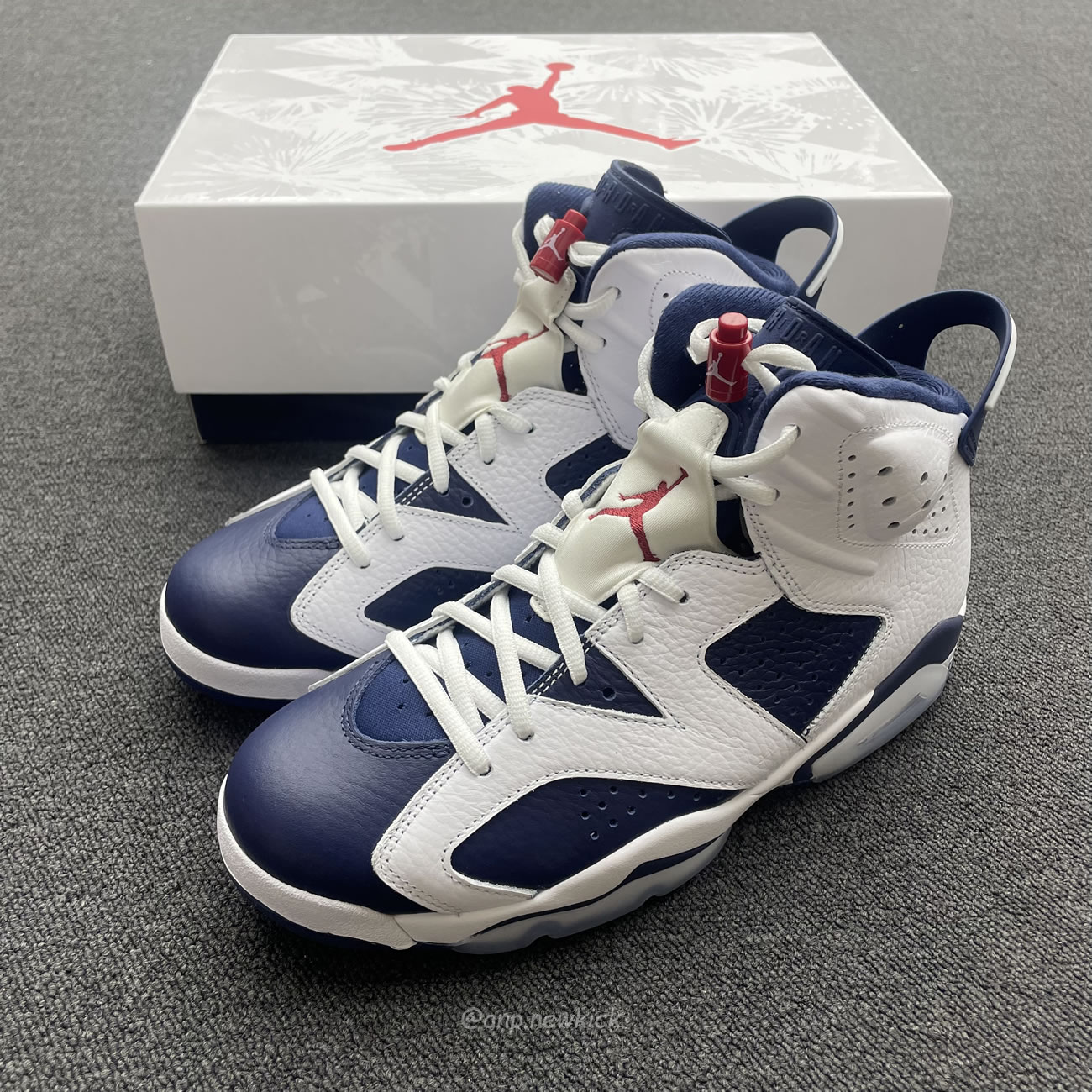 Air Jordan 6 Retro White Navy Red Ct8529 164 (3) - newkick.app