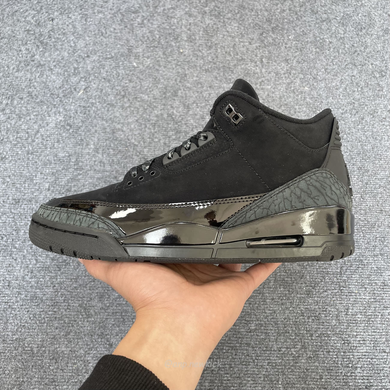 Air Jordan 3 Retro Black Cat 2025 Ct8532 001 (2) - newkick.app