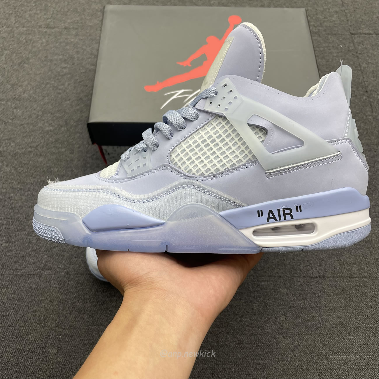 Air Jordan 4 Retro Off Blue Sail Womens Cv9388 102 (3) - newkick.app