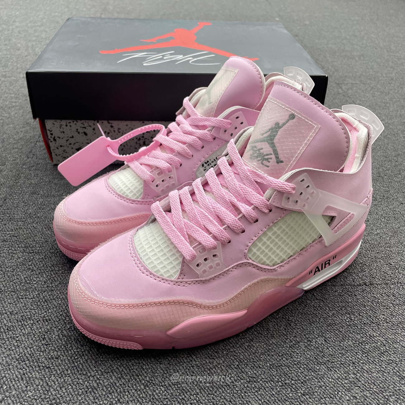 Air Jordan 4 Retro Off Pink Sail Womens Cv9388 105 (6) - newkick.app