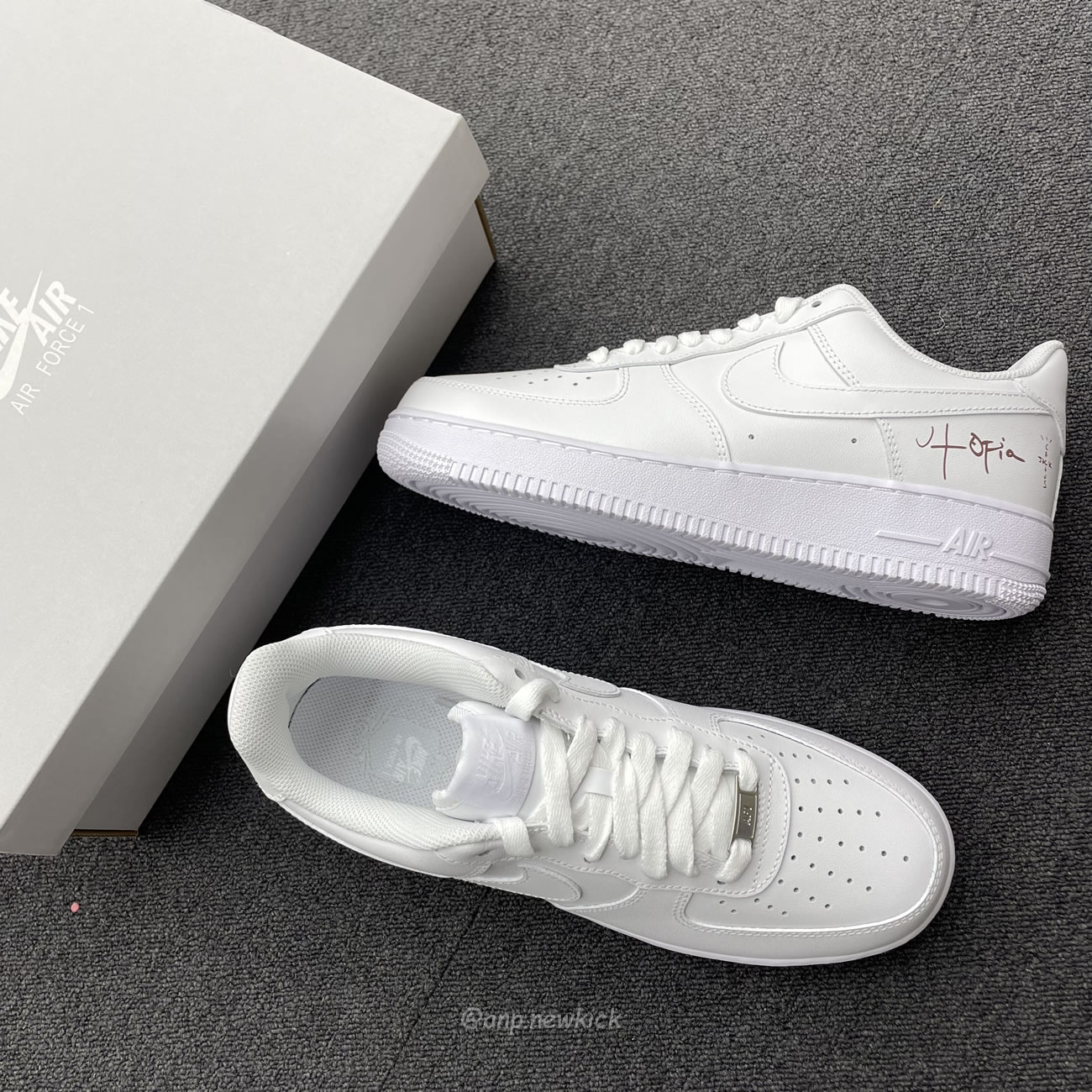 Nike Air Force 1 Low 07 White Travis Scott Cactus Jack Utopia Edition Cw2288 111 (8) - newkick.app