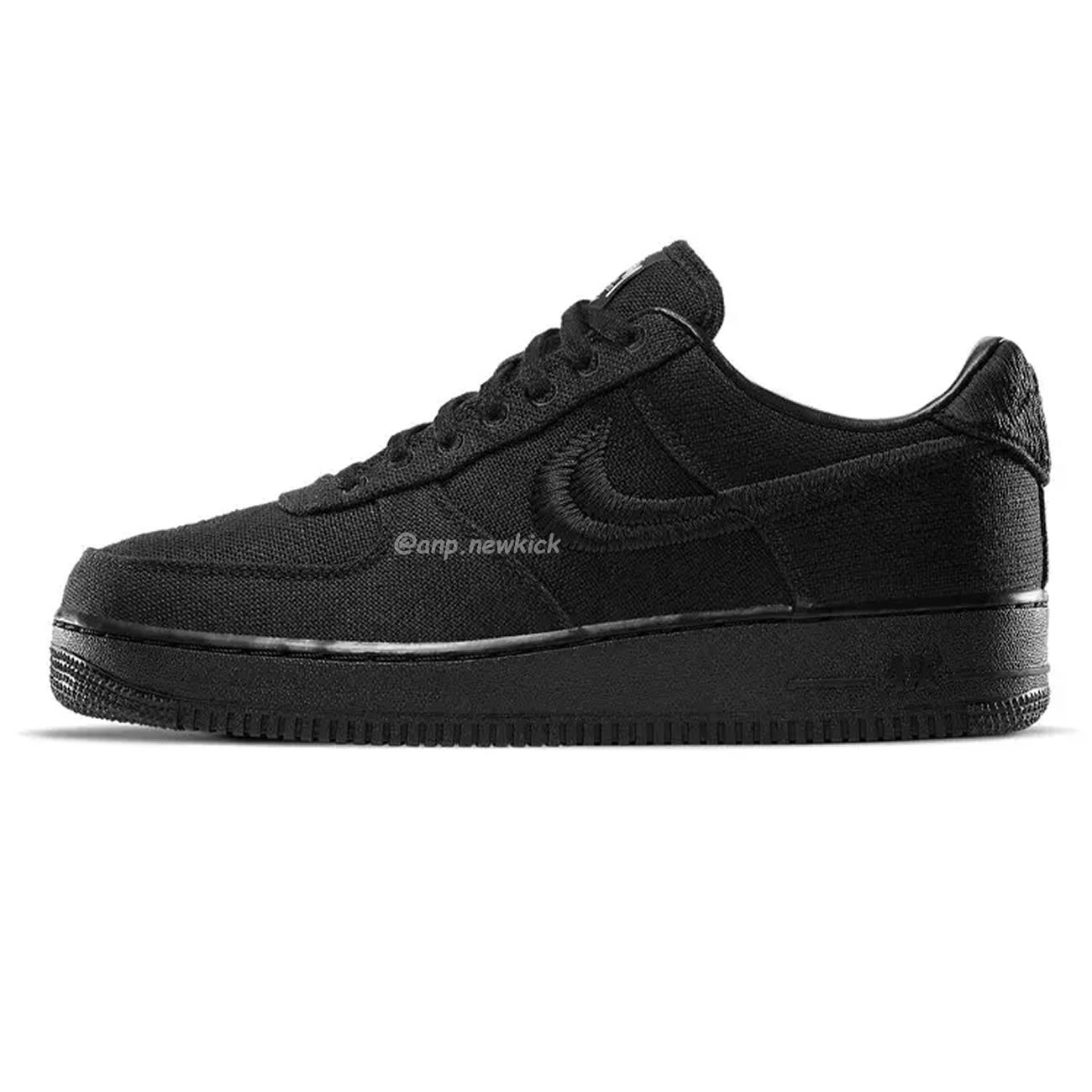 Nike Air Force 1 Low Stussy Black Cz9084 001 (1) - newkick.app