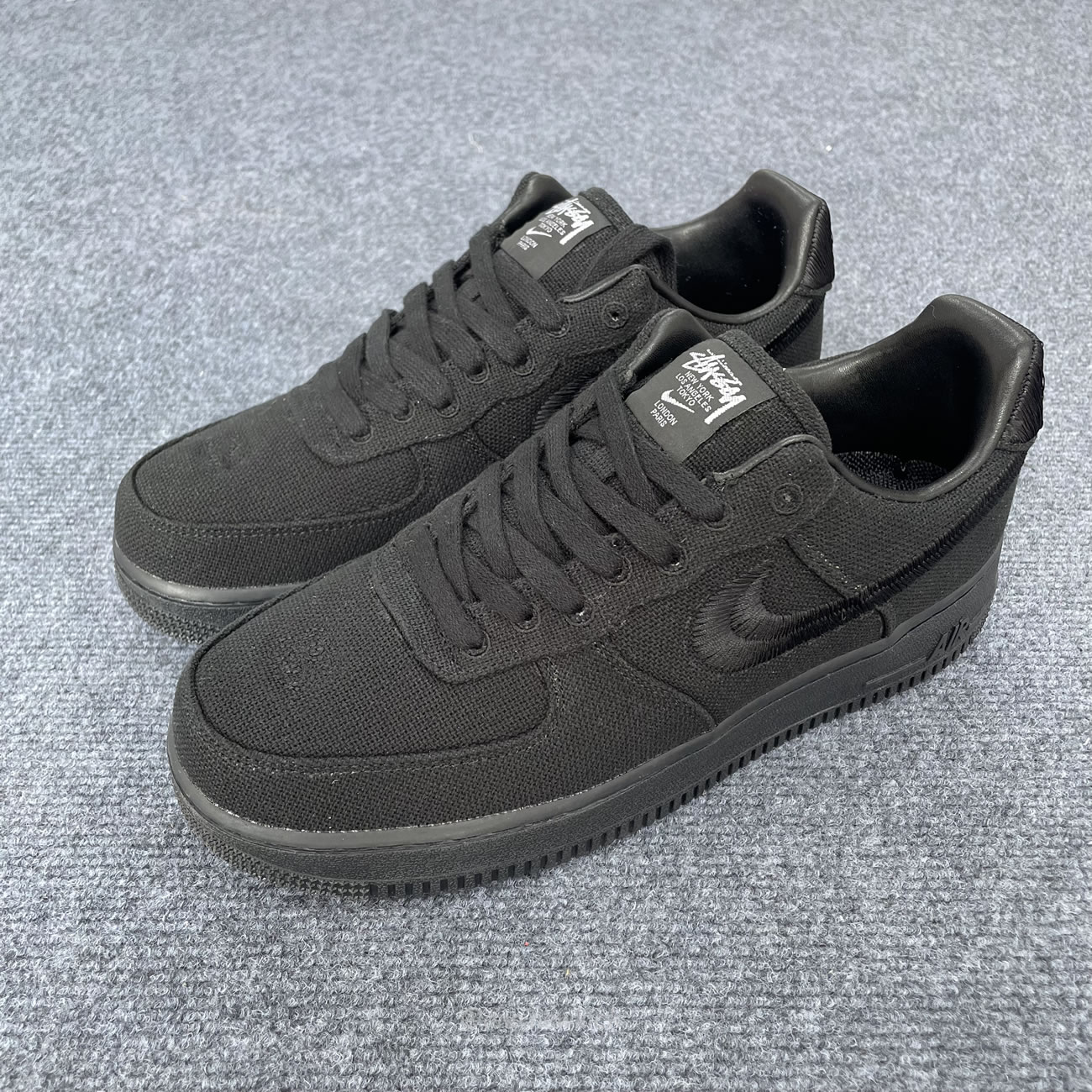 Nike Air Force 1 Low Stussy Black Cz9084 001 (3) - newkick.app