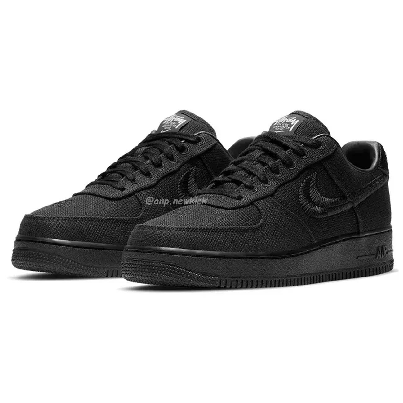 Nike Air Force 1 Low Stussy Black Cz9084 001 (6) - newkick.app