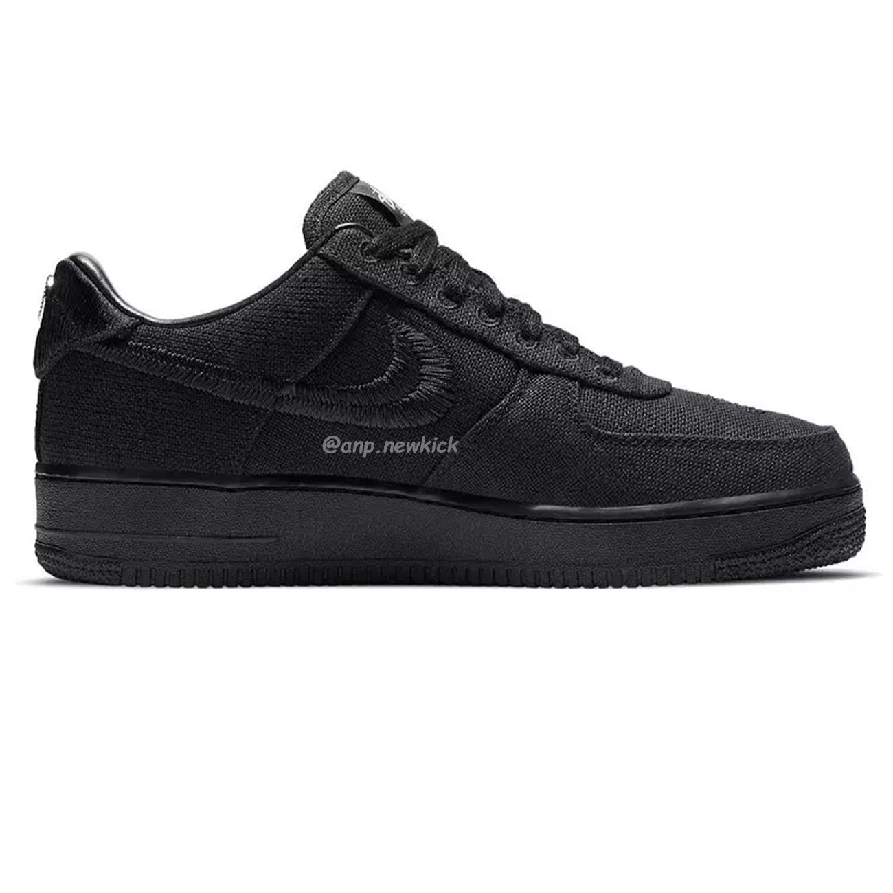 Nike Air Force 1 Low Stussy Black Cz9084 001 (8) - newkick.app