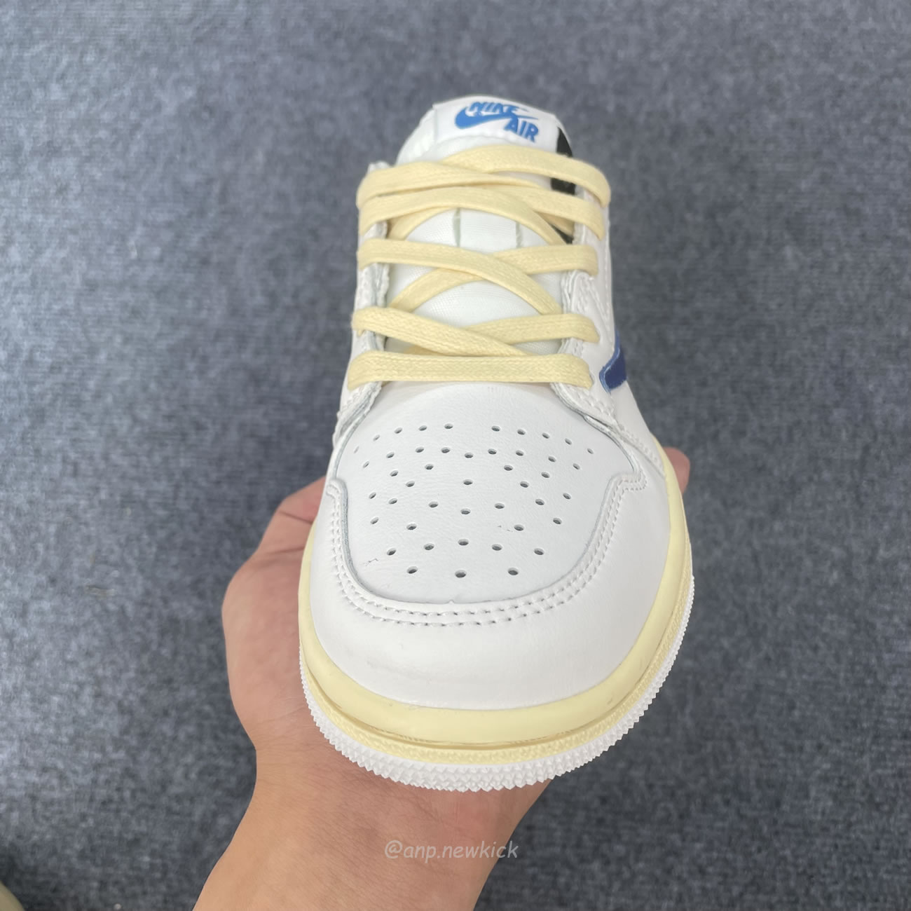 Travis Scott X Fragment Design X Air Jordan 1 Low White Blue Dh68369 186 (8) - newkick.app