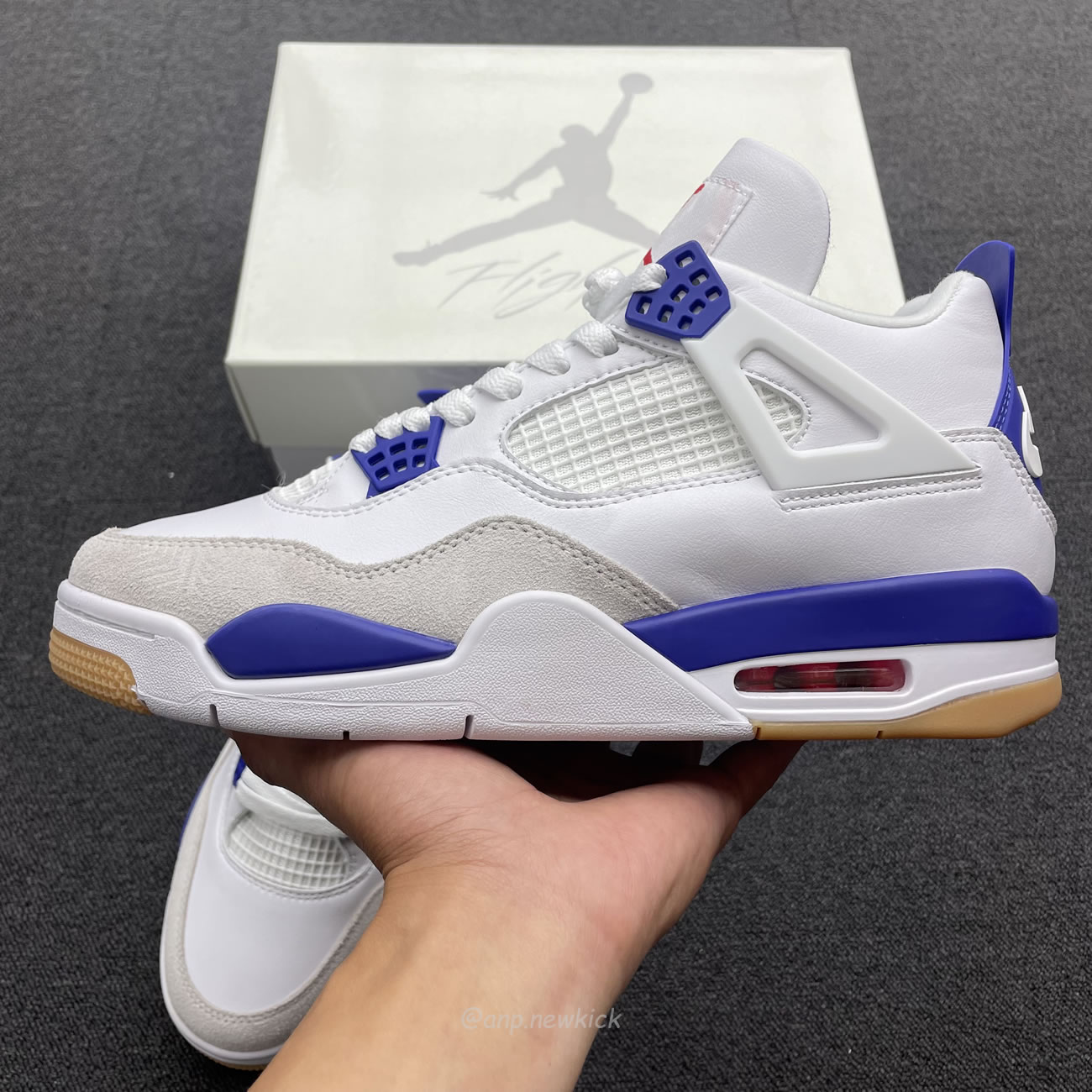 Air Jordan 4 Retro Sb White Blue Dr5415 105 (2) - newkick.app