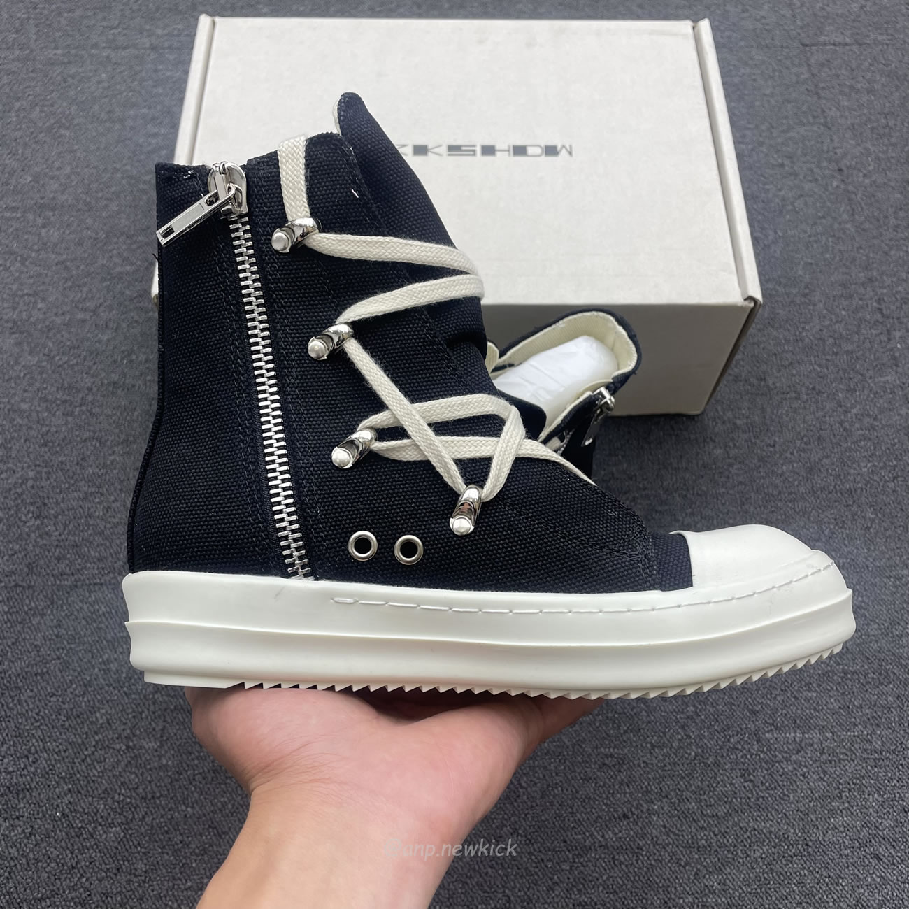 Rick Owens Drkshdw Strobe Hexa Black Du02b4805 (6) - newkick.app