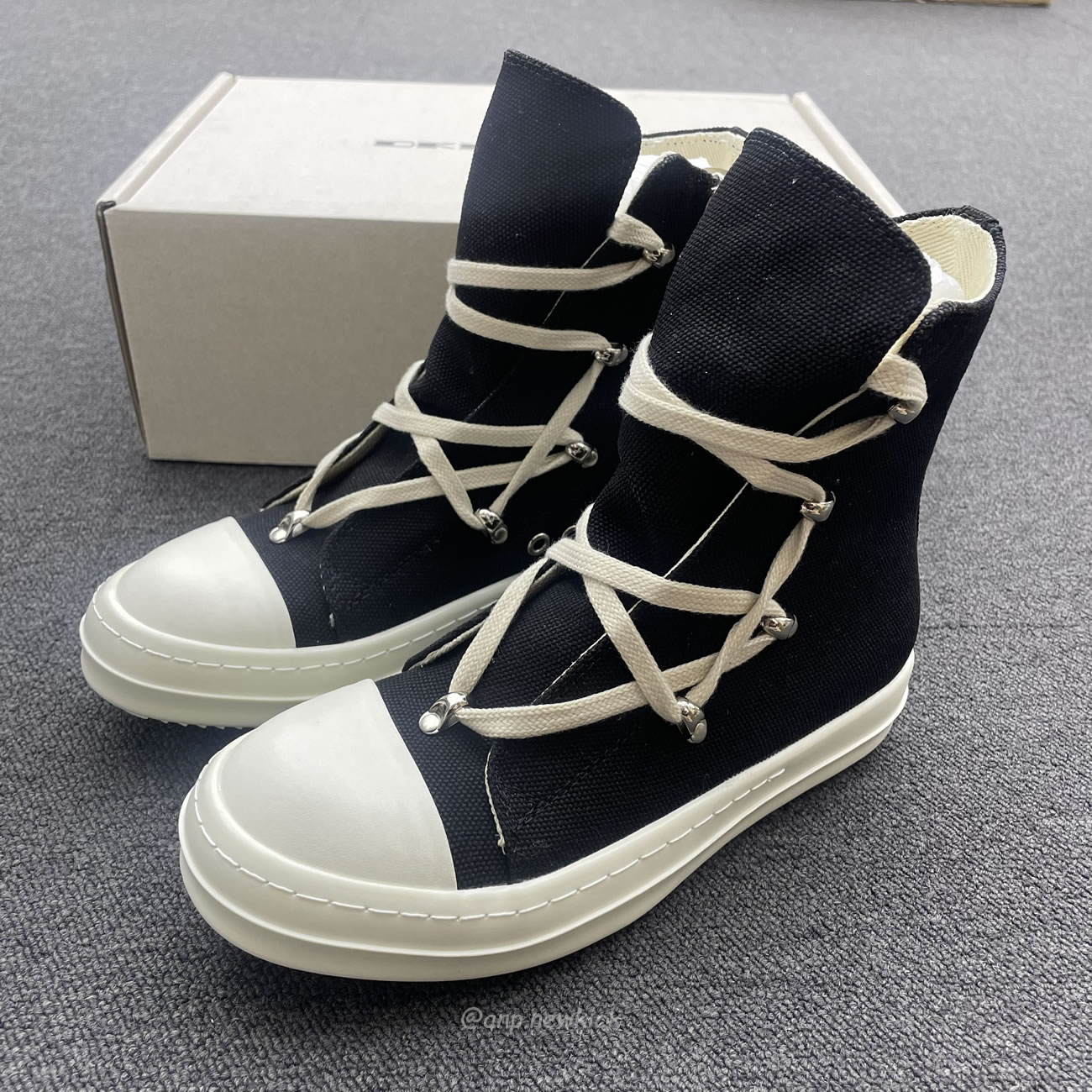 Rick Owens Drkshdw Strobe Hexa Black Du02b4805 (7) - newkick.app