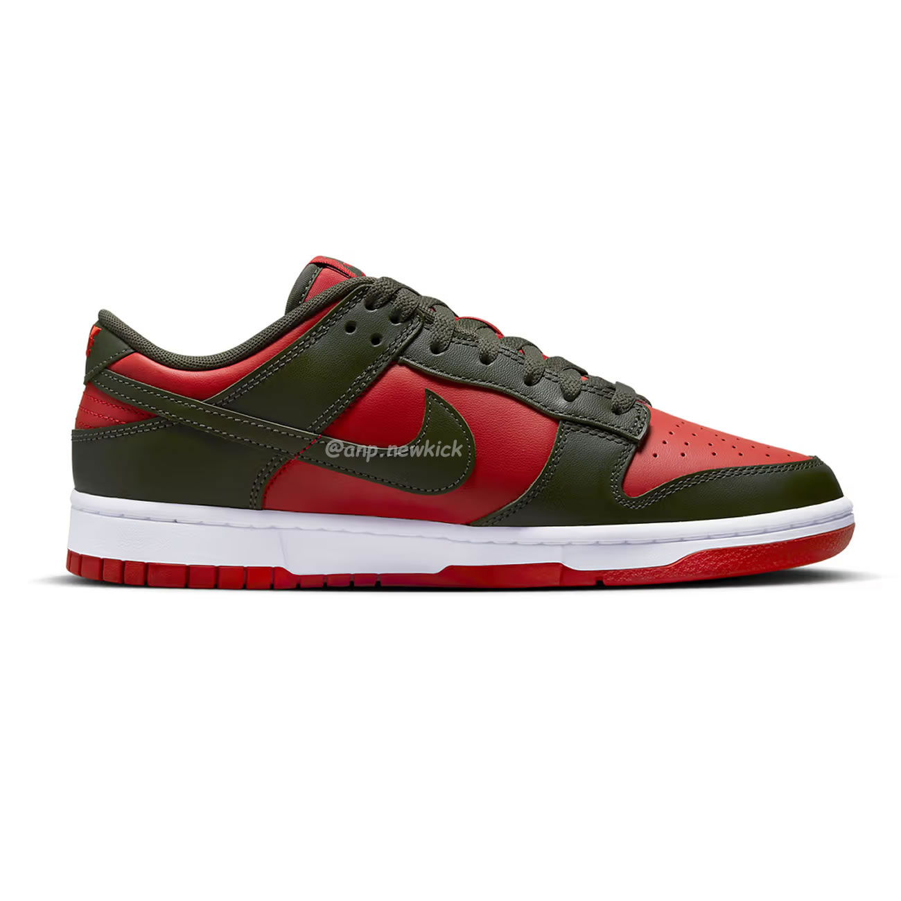 Nike Dunk Low Mystic Red Cargo Khaki Dv0833 600 (3) - newkick.app