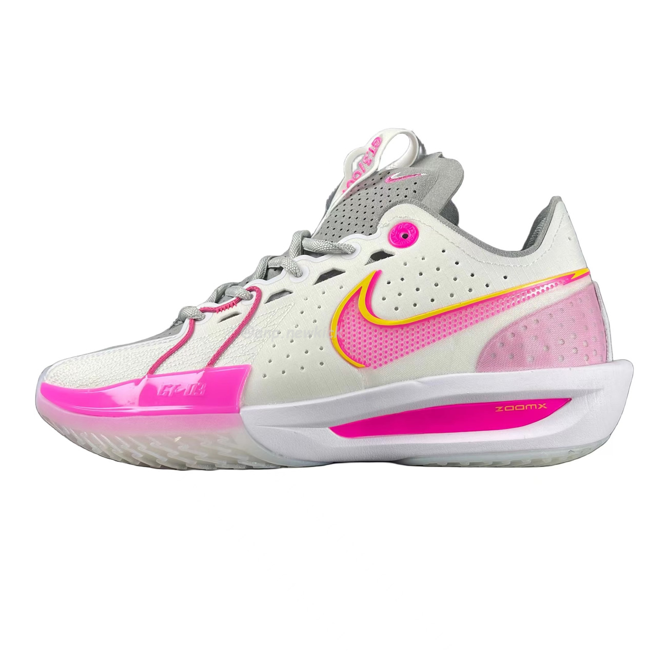 Nike Zoom Gt Cut 3 Be True To Her School White Picante Red Vapor Green University Think Pink (7) - newkick.app