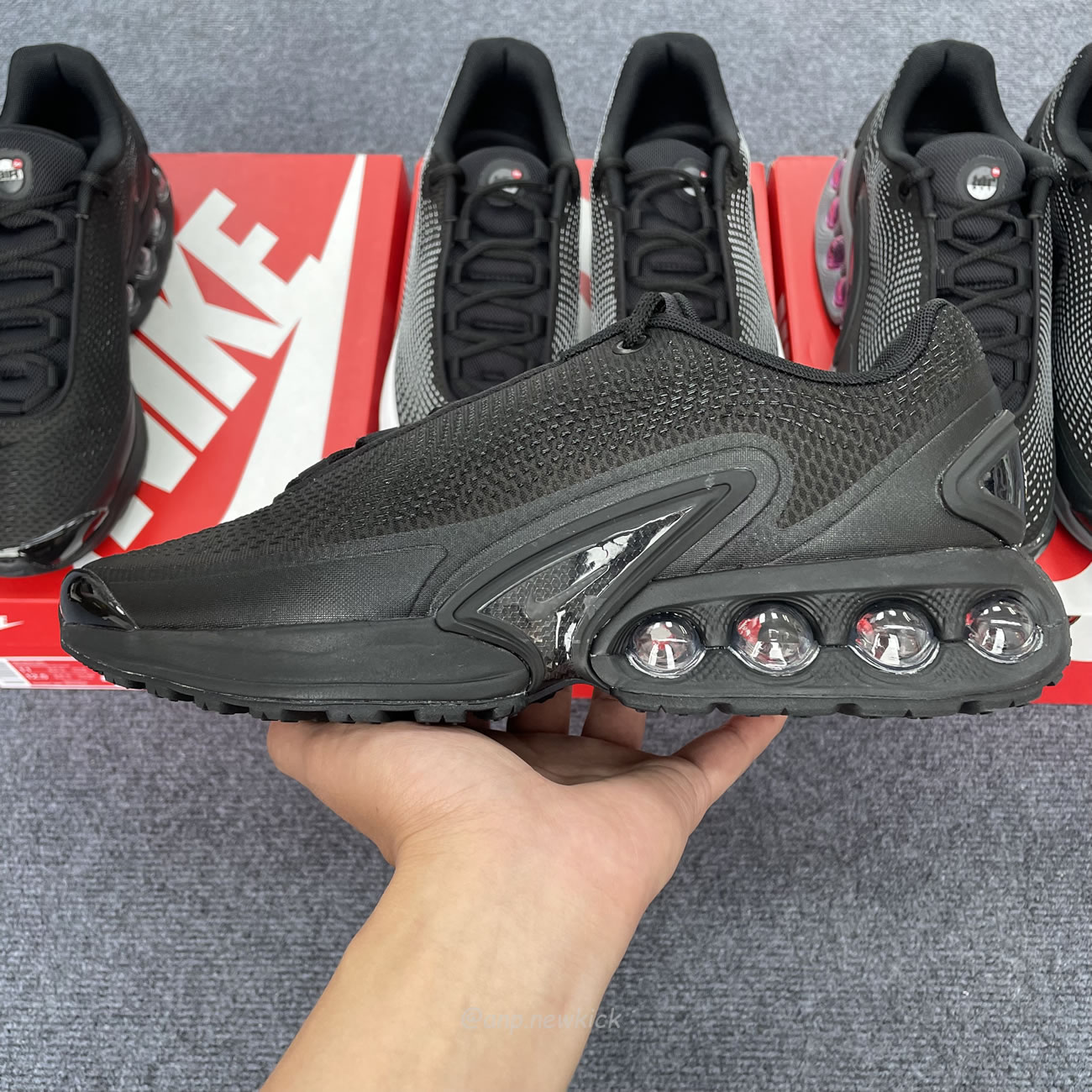 Nike Air Max Dn Black Metallic Grey All Night White Cool Grey (5) - newkick.app