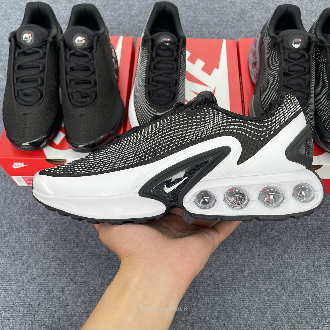 Nike Air Max Dn Black Metallic Grey All Night White Cool Grey (6) - newkick.app