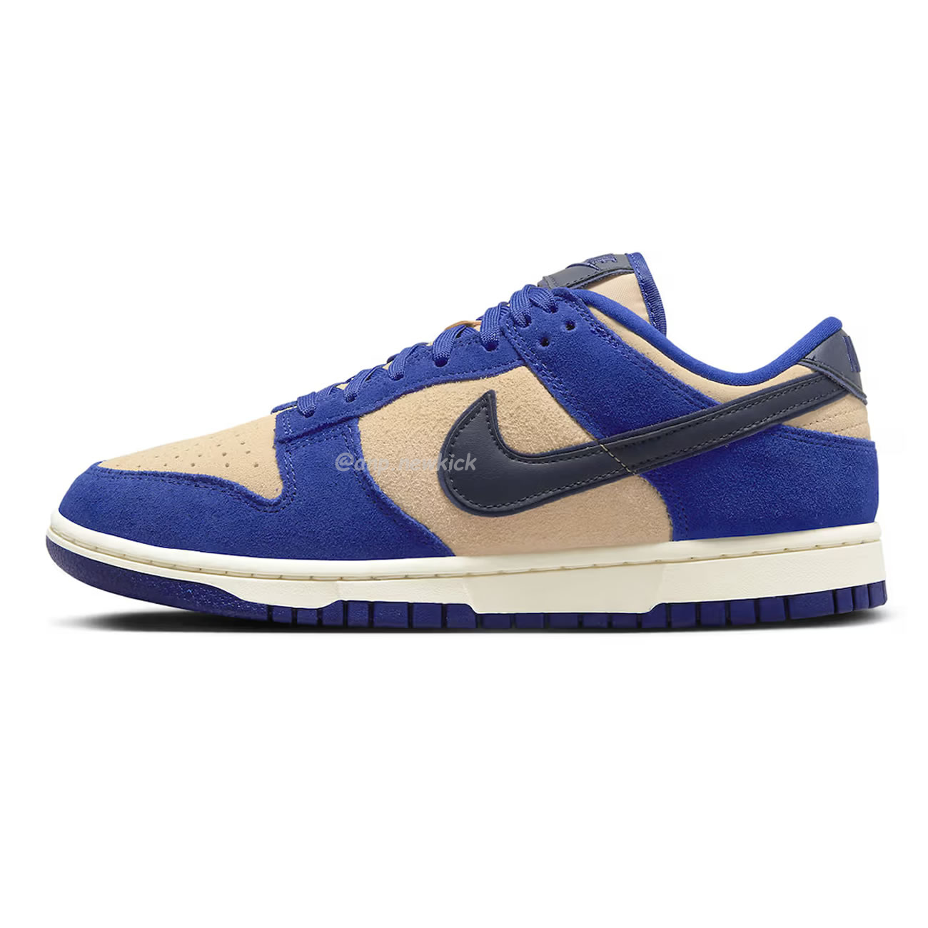 Nike Dunk Low Lx Blue Suede Womens Dv7411 400 (1) - newkick.app