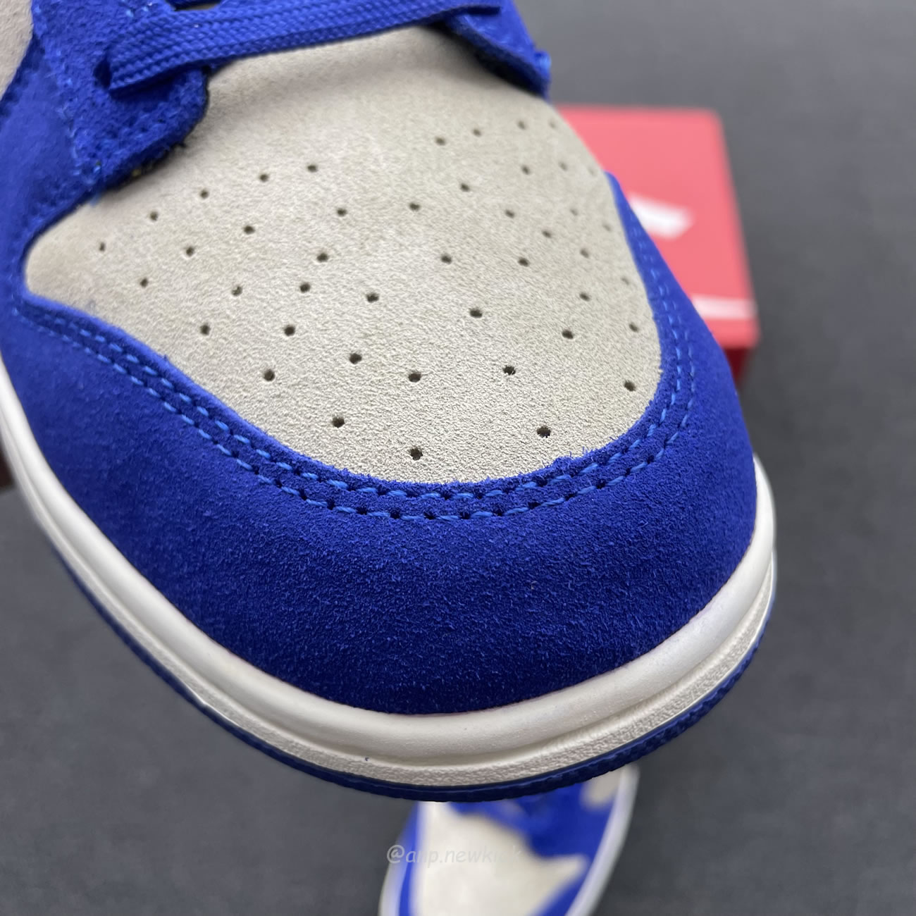 Nike Dunk Low Lx Blue Suede Womens Dv7411 400 (11) - newkick.app