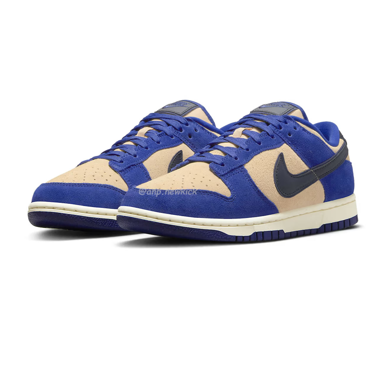 Nike Dunk Low Lx Blue Suede Womens Dv7411 400 (13) - newkick.app