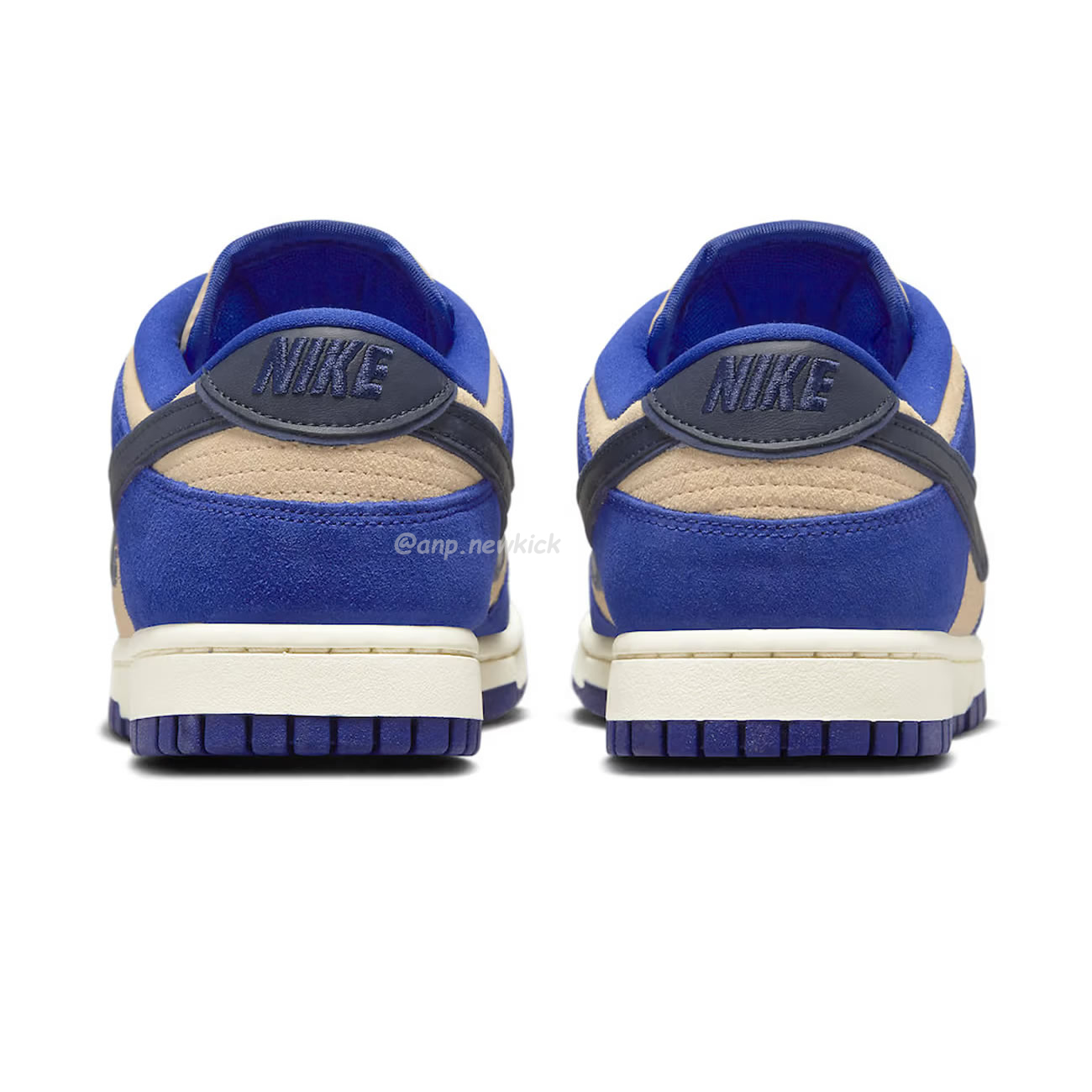 Nike Dunk Low Lx Blue Suede Womens Dv7411 400 (2) - newkick.app