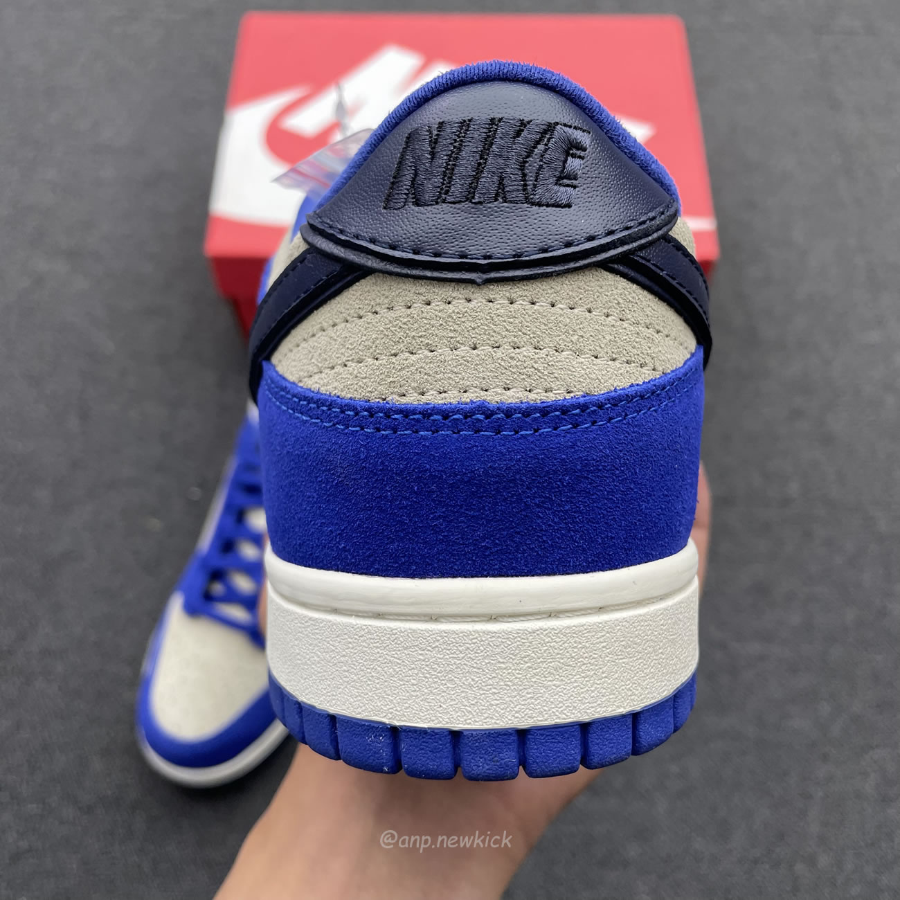 Nike Dunk Low Lx Blue Suede Womens Dv7411 400 (3) - newkick.app