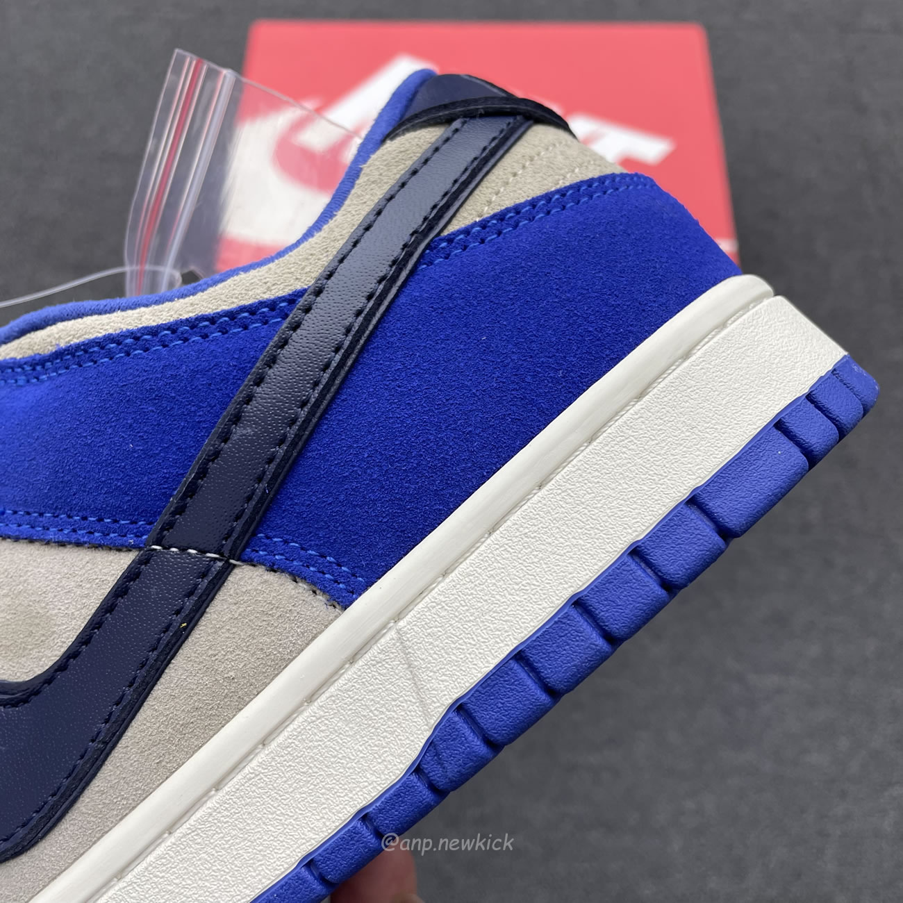 Nike Dunk Low Lx Blue Suede Womens Dv7411 400 (4) - newkick.app