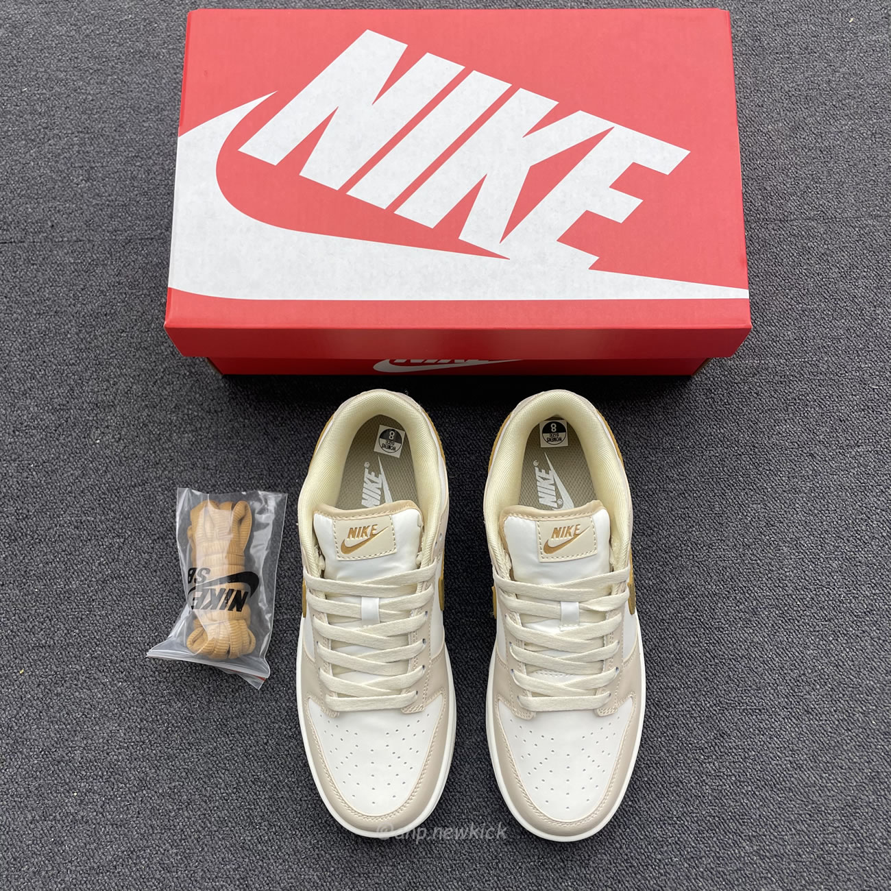 Nike Dunk Low Gold Swoosh Dx5930 001 (5) - newkick.app