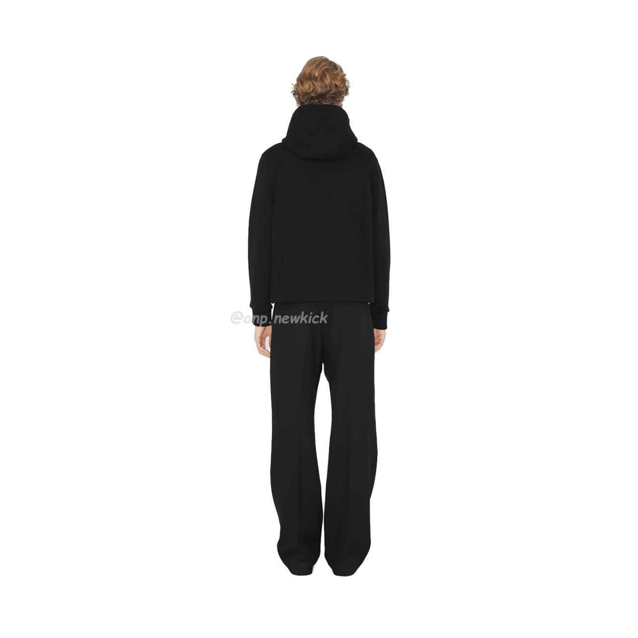 Burberry Embroidered Ekd Cotton Hoodie Black (3) - newkick.app