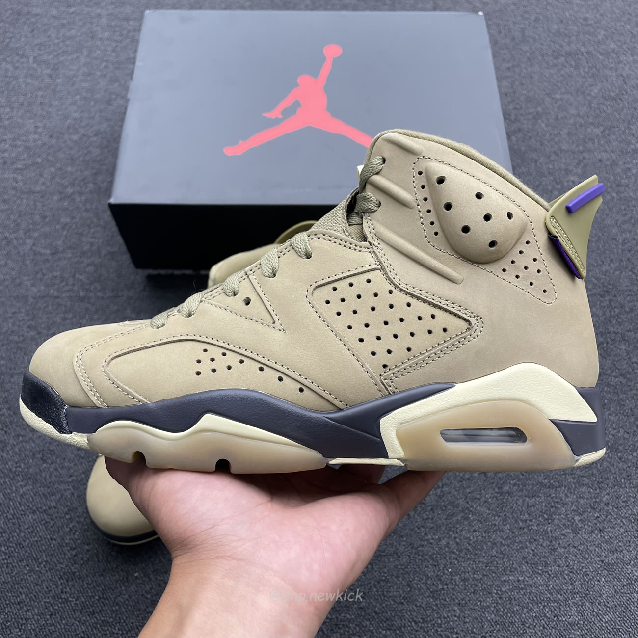 Air Jordan 6 Retro Gore Tex Brown Kelp Womens Fd1643 300 (13) - newkick.app