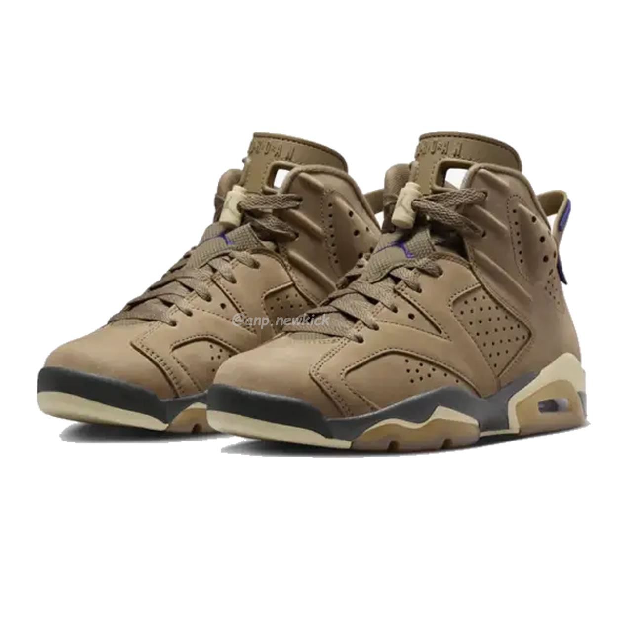 Air Jordan 6 Retro Gore Tex Brown Kelp Womens Fd1643 300 (3) - newkick.app