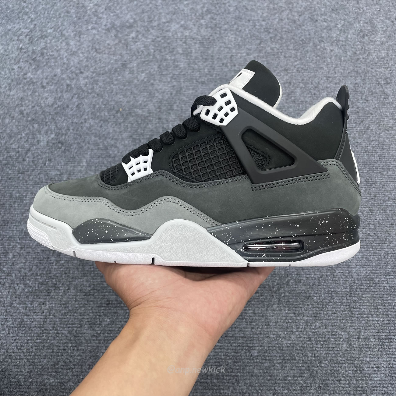 Air Jordan 4 Retro Fear Black Grey Fq8138 002 (5) - newkick.app